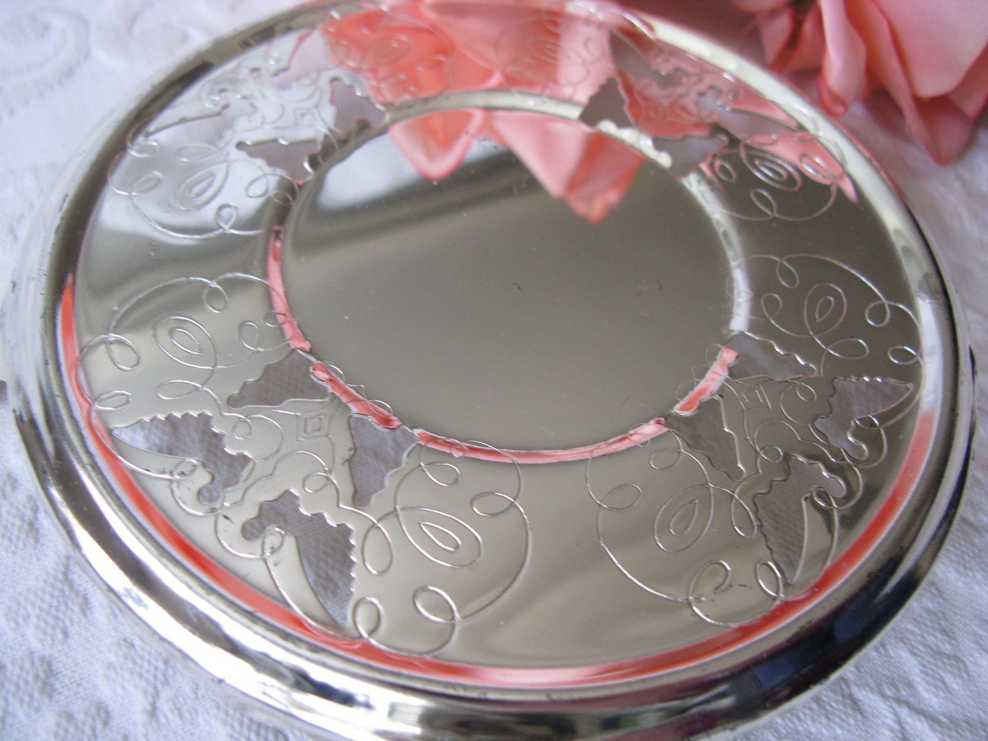 Silver Tea Trivet Hot Plate Vintage Tea Party Wedding Birthday Entertaining Tea Gift Silver Rococo Elegant Shabby Chic   WhenRosesBloom