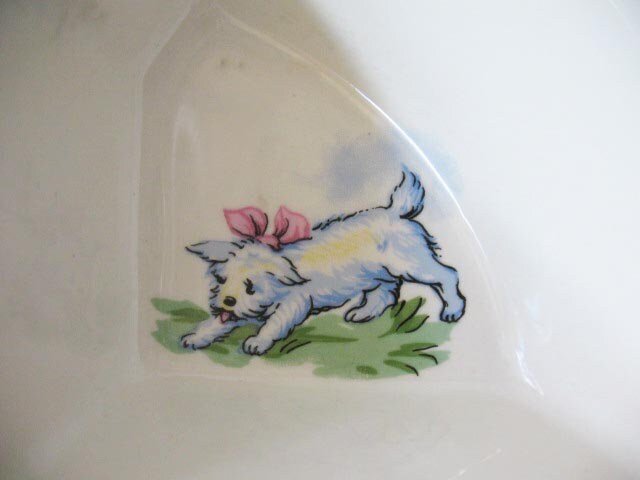 Vintage Baby Dish Mid Century warming dish divided heated plate classic baby shower gift nursery decor Keepsake Heirloom WhenRosesBloom