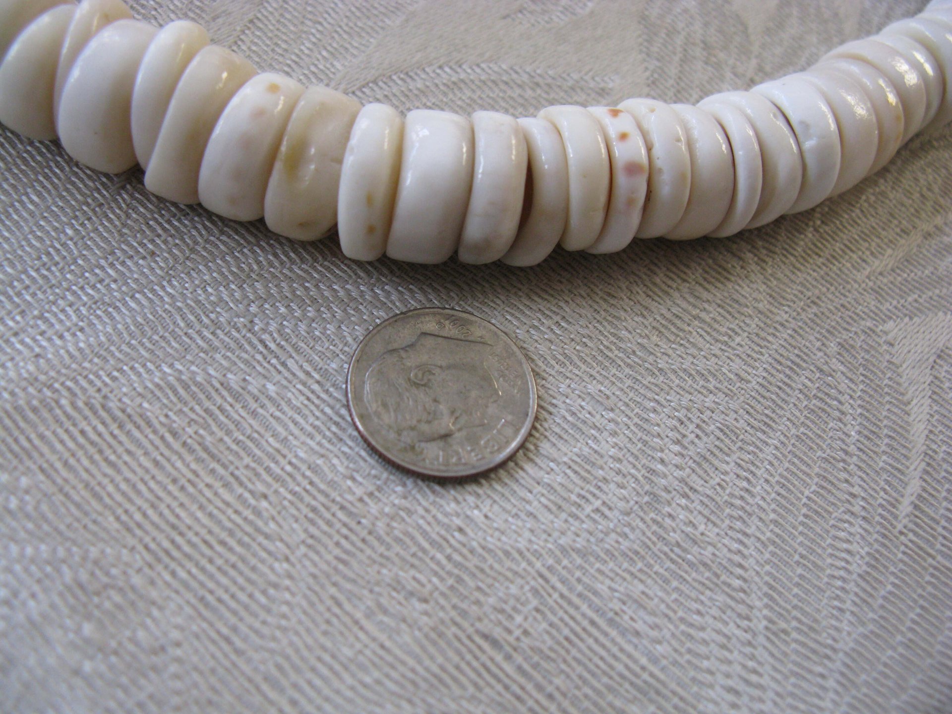 Vintage Puka Shell Choker Statement Necklace Ethnic Boho Minimalist Casual Retro Hawaiian VSCO   Free Spirit Hippie 60s 70s  WhenRosesBloom