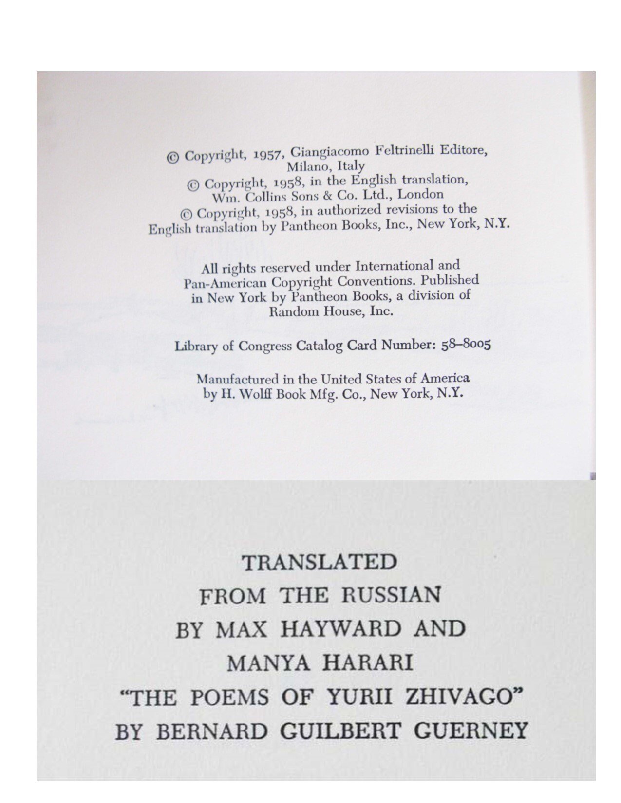 Dr. Zhivago Vintage Book 1958 Classic Romance Love Boris Pasternak Russian Literature Gift Decorative Library Decor   WhenRosesBloom