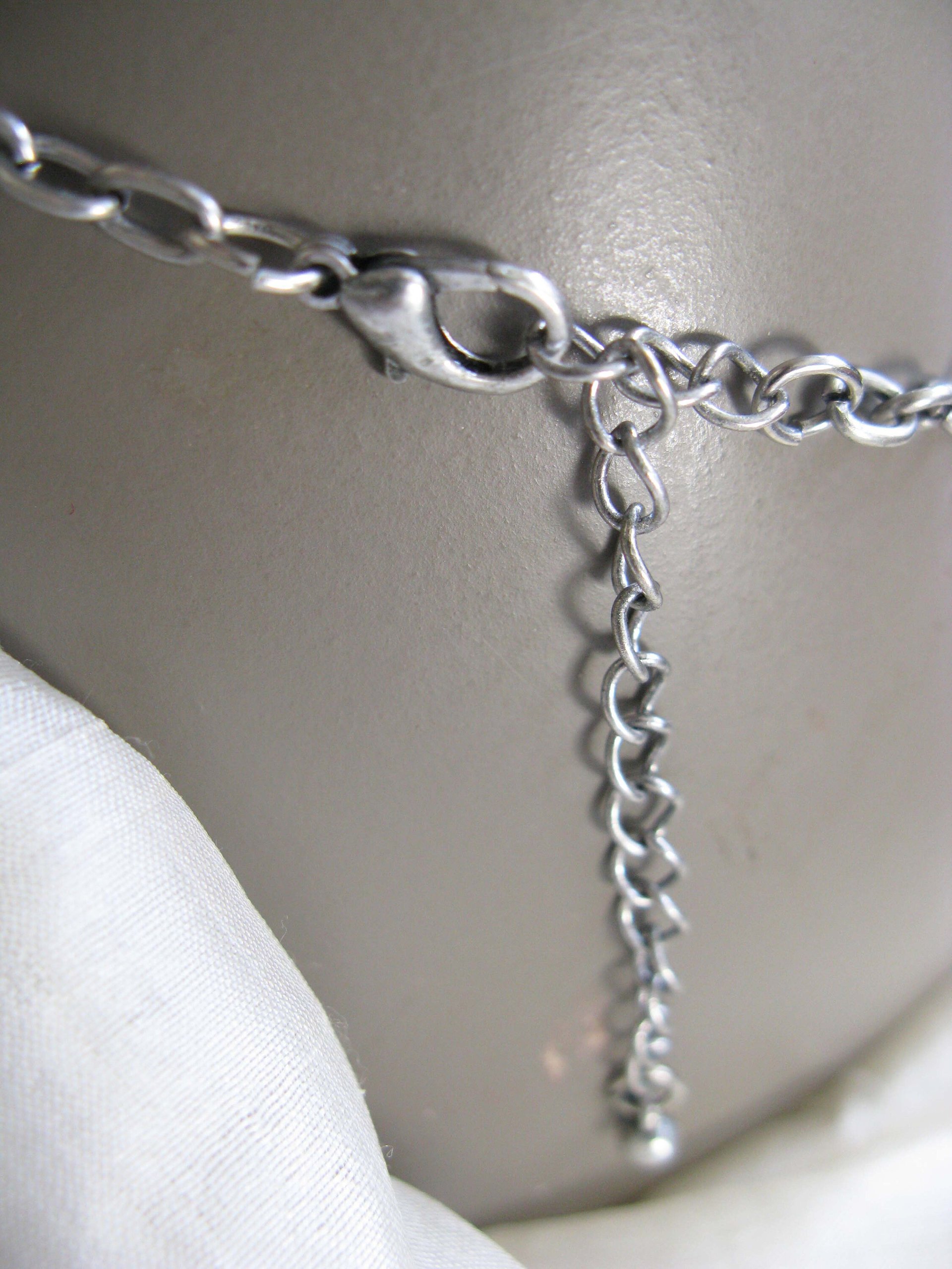 Vintage Silver Multi Bead Statement Necklace Boho Gypsy Minimalist Retro Style Elegant but Casual WhenRosesBloom