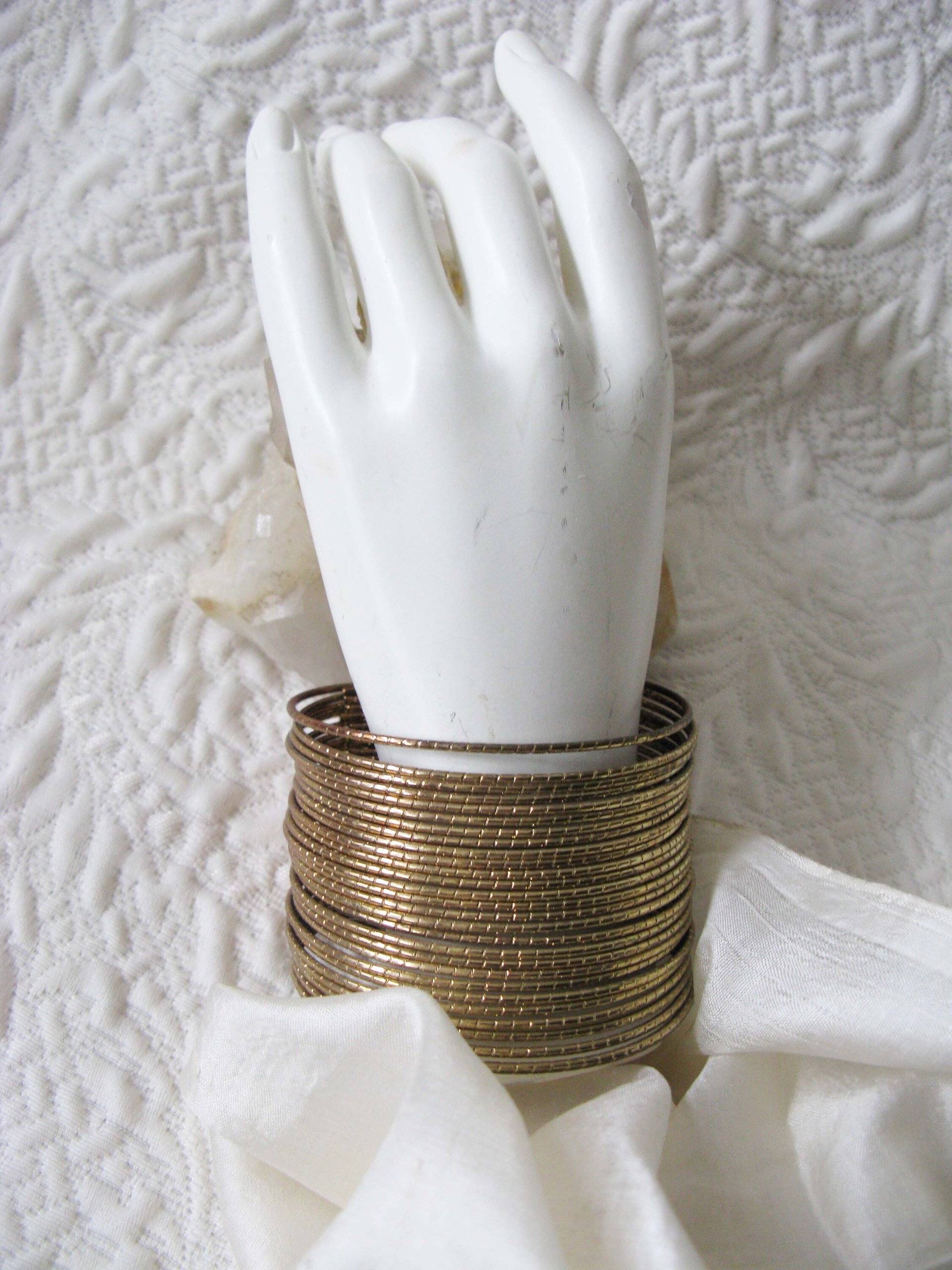 Vintage Gold Bracelet Multi Wire Design Casual Retro 70s-80s Boho Gypsy Hipster Minimalist Modern yet  Retro Jewelry Gift  WhenRosesBloom