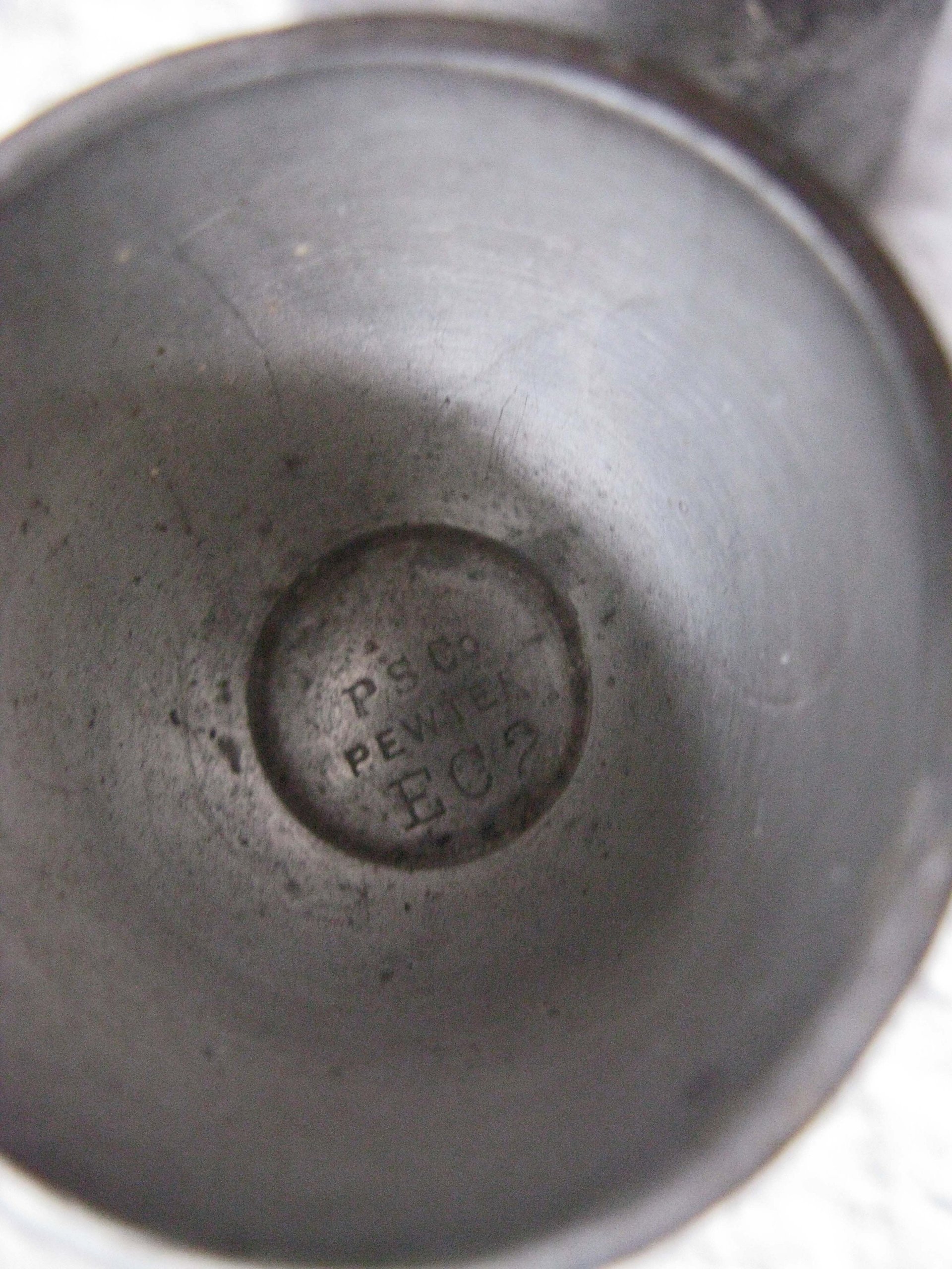 Vintage Pewter Egg Cups Rare Hard to Find Shabby Chic Cottage Farmhouse Romantic Retro Mid Century Urban Minimalist  Style WhenRosesBloom
