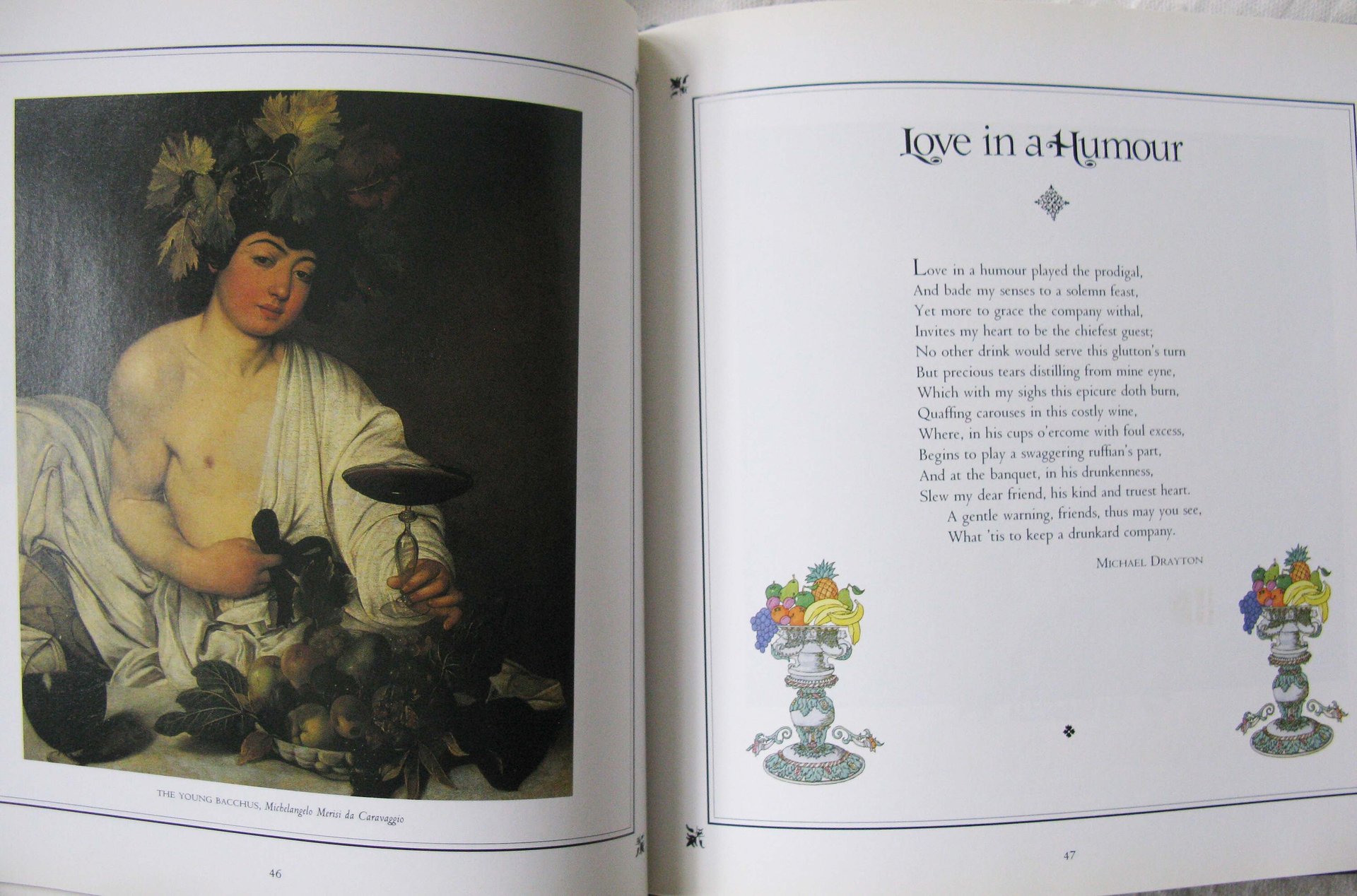 Vintage Book Renaissance Poetry Paintings Romantic Love Come Live with Me and Be My Love 1st Ed  Decorative Library Decor   WhenRosesBloom