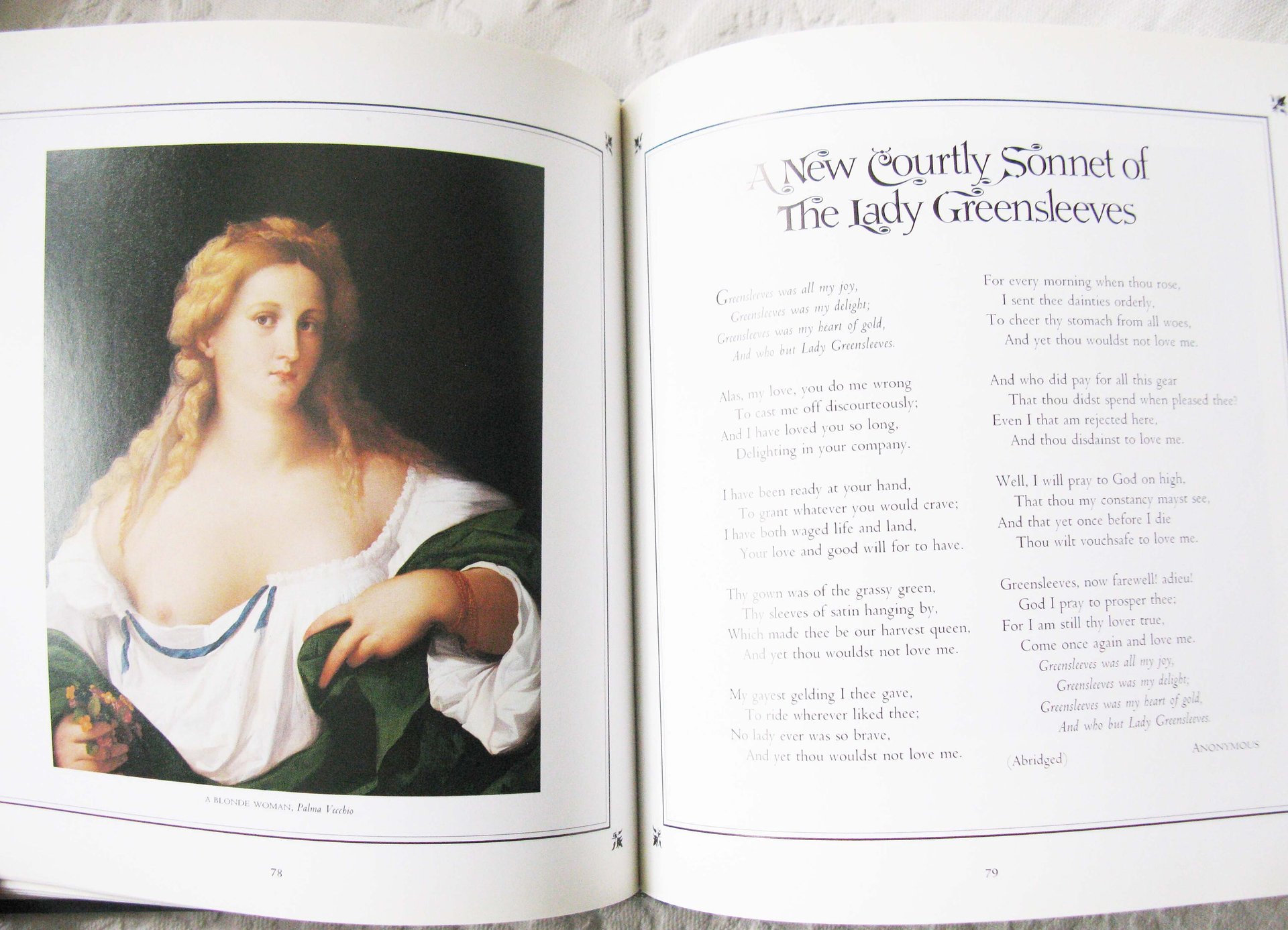 Vintage Book Renaissance Poetry Paintings Romantic Love Come Live with Me and Be My Love 1st Ed  Decorative Library Decor   WhenRosesBloom