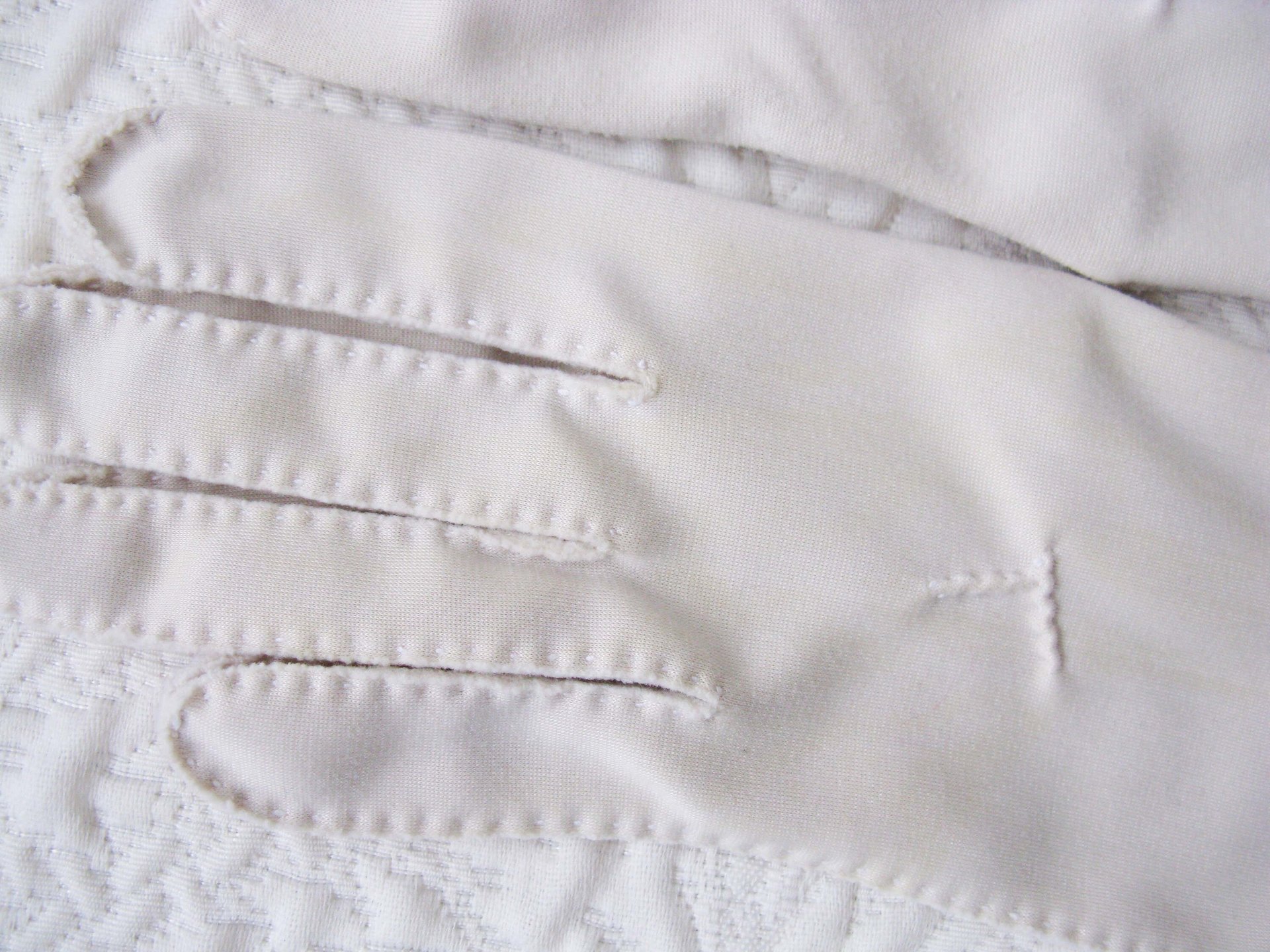 Gloves Beige Fabric short Vegan Retro Vintage Tea Party Elegant Cosplay Downton Miss Fisher Mid Century Style Free Ship US When Roses Bloom
