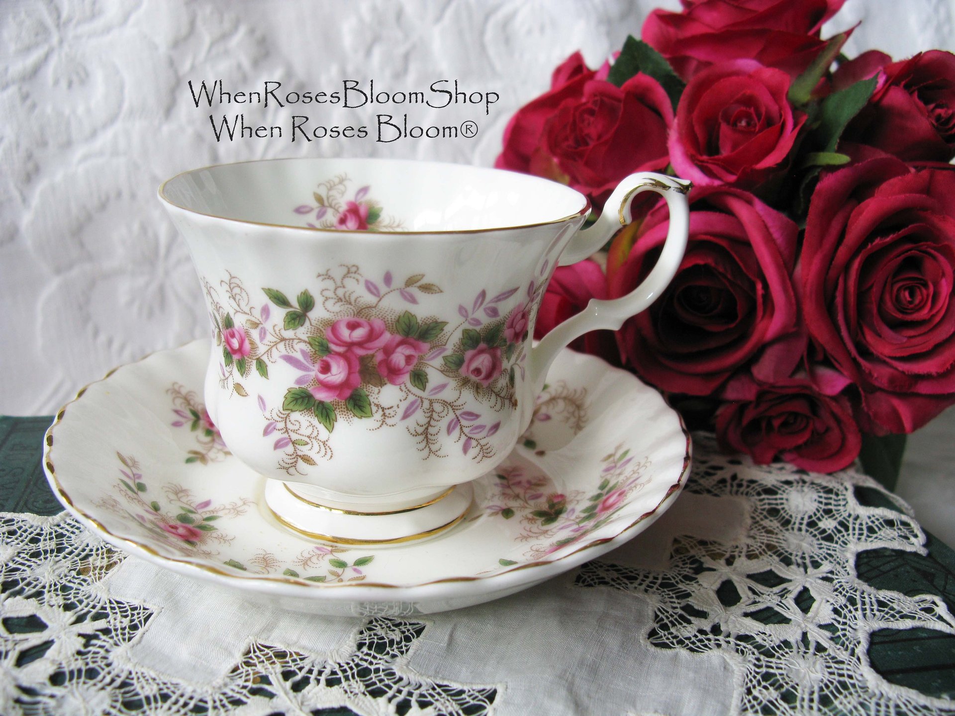 Royal Albert Lavender Rose Vintage Tea Cup English Bone China Retro TeaTime Gift Dainty Mid Century Style Shabby Chic WhenRosesBloom