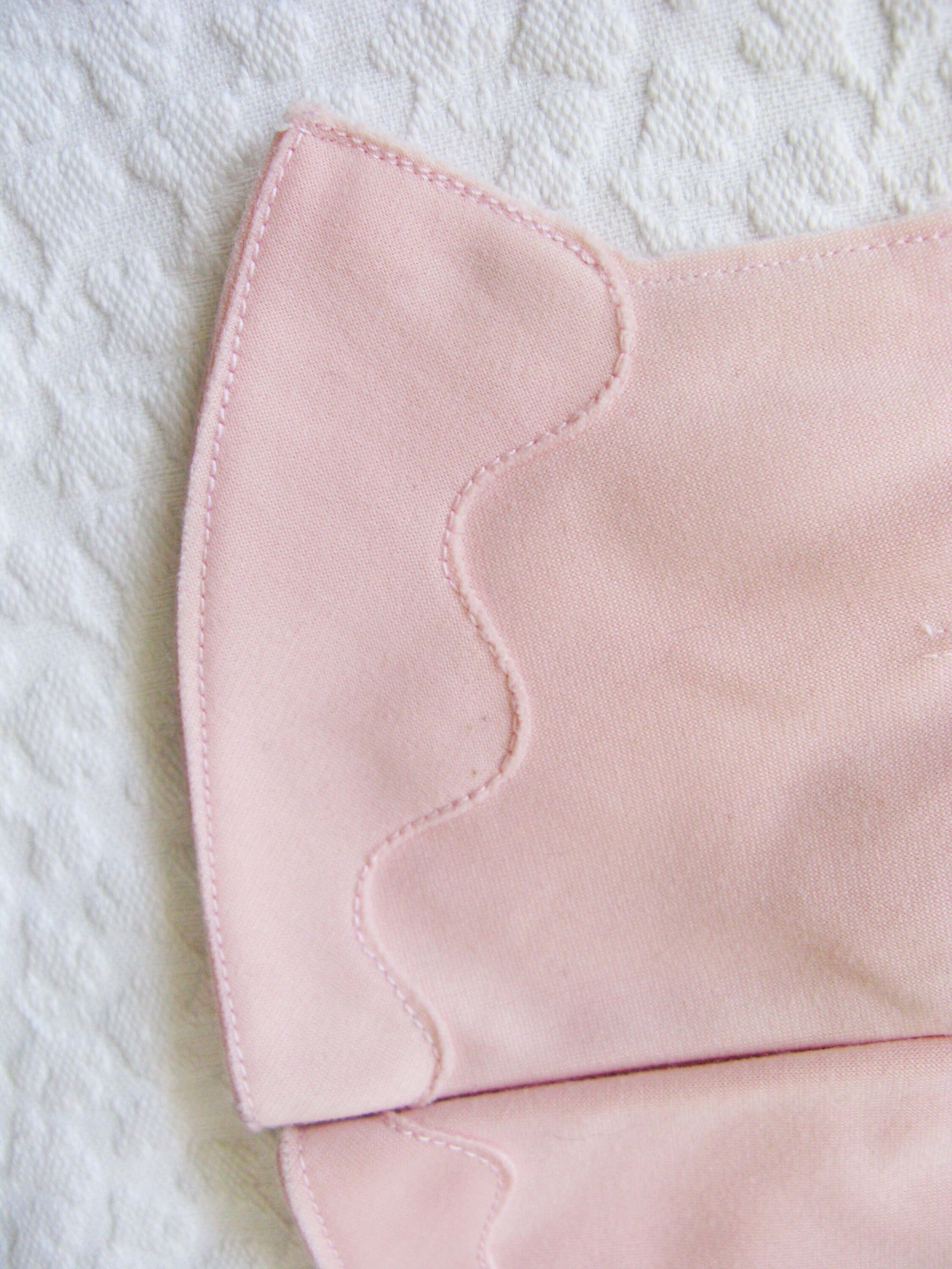 Vintage Pink Gloves tailored Wedding Tea Party Retro Mid Century Bridal Downton Retro Cosplay Free Ship  US When Roses Bloom