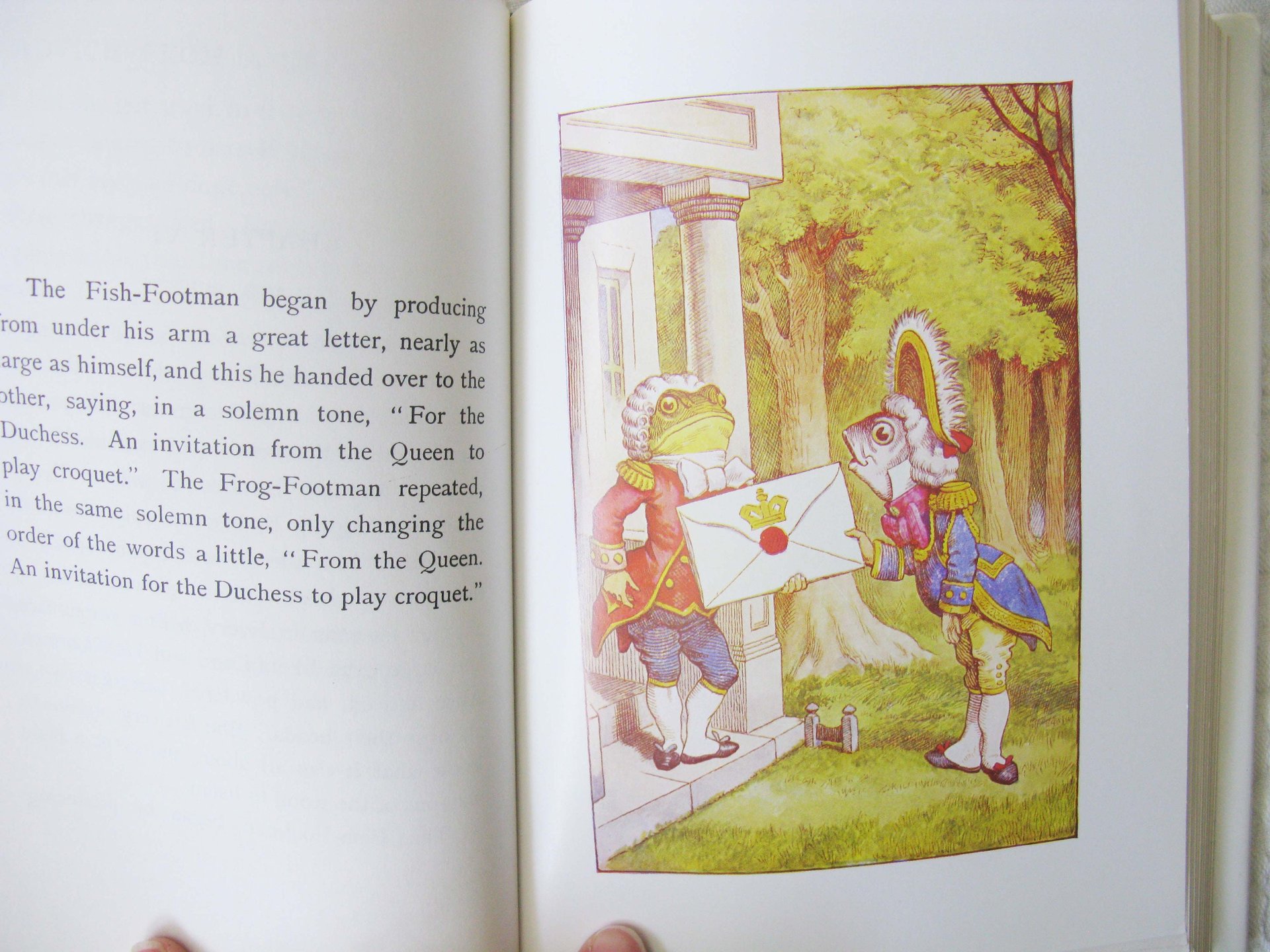 Book Alice in Wonderland 125th Anniversary Vintage Retro Library Decorative Graphic Art Cover Juvenile Child Fiction Fantasy WhenRosesBloom