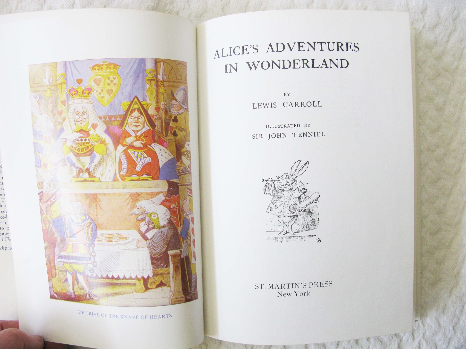 Book Alice in Wonderland 125th Anniversary Vintage Retro Library Decorative Graphic Art Cover Juvenile Child Fiction Fantasy WhenRosesBloom