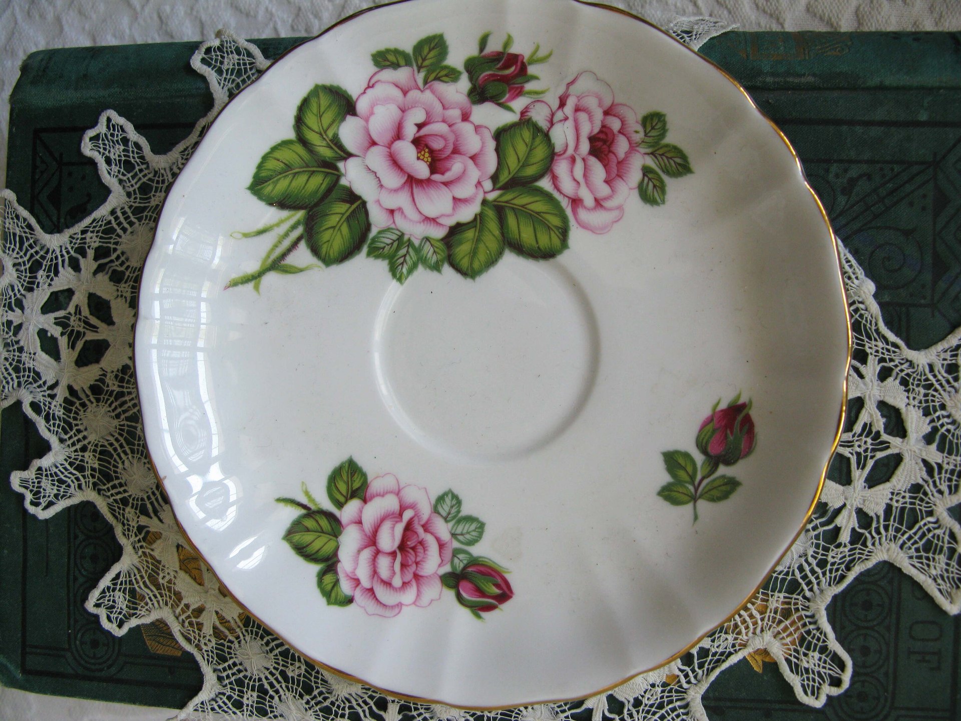 Vintage Tea Cup Shakespeare  Rose English Bone China Tea Gift Dainty Elegant Shabby Chic Retro Mid Century Classic British WhenRosesBloom