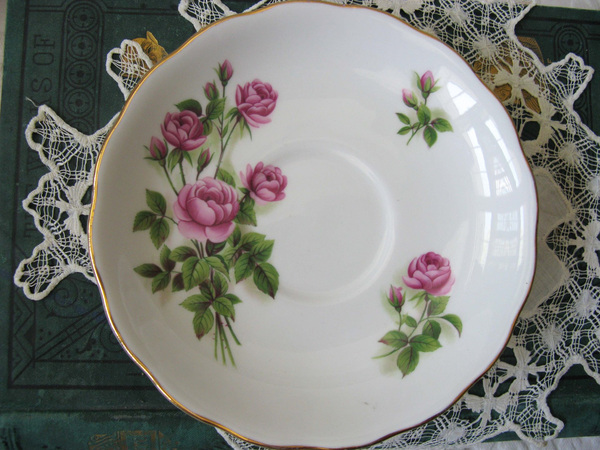 Vintage Tea Cup Pink Roses English Bone China Retro Tea Gift Mid Century Shabby Chic Farmhouse Jane Austen Downton Abbey WhenRosesBloom