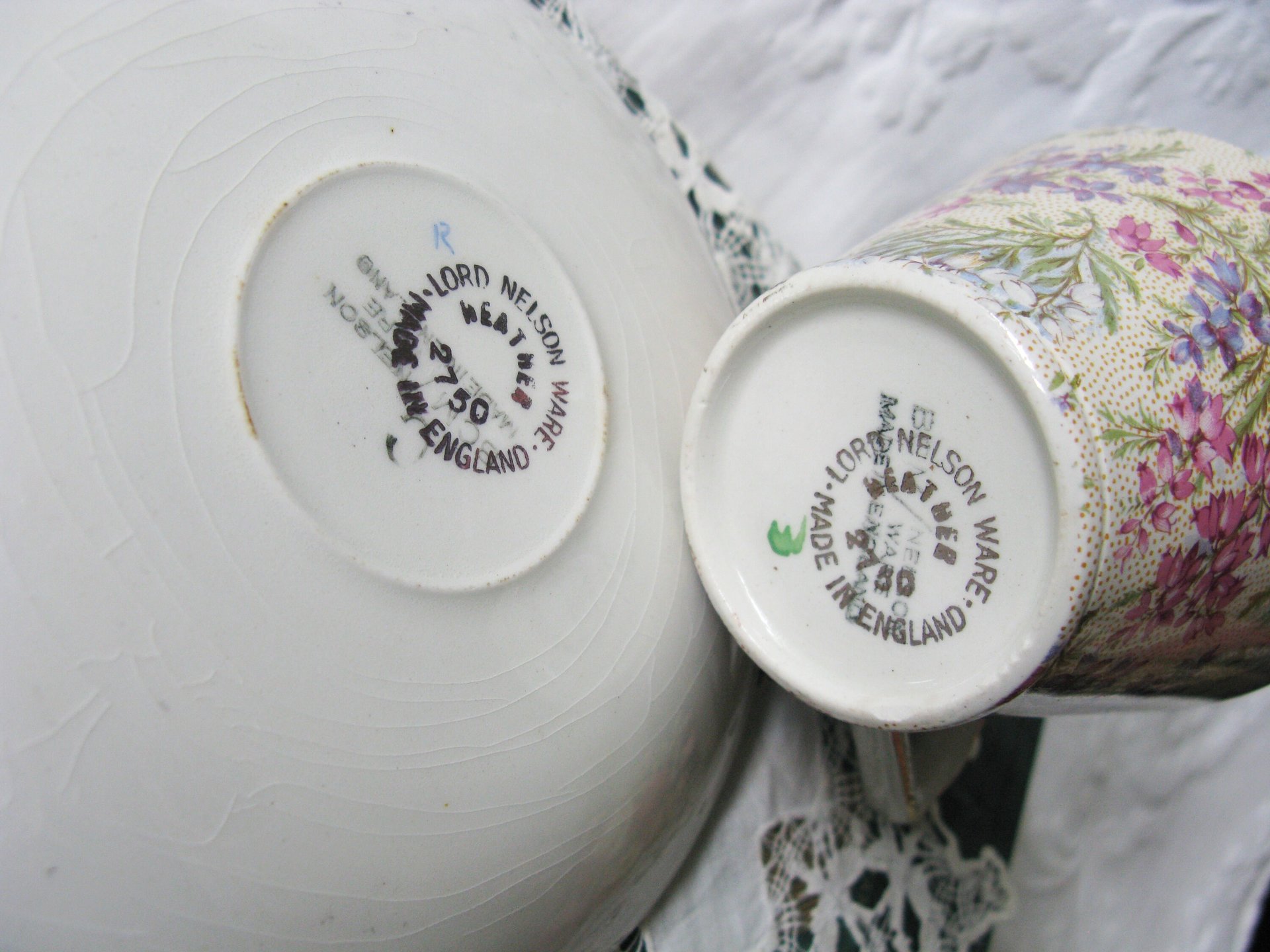 Vintage Tea Cup Chintz Pink Purple Heather Floral English Bone china Tea Cup  Downton Shabby Chic Mid Century Tea Party Gift  WhenRosesBloom