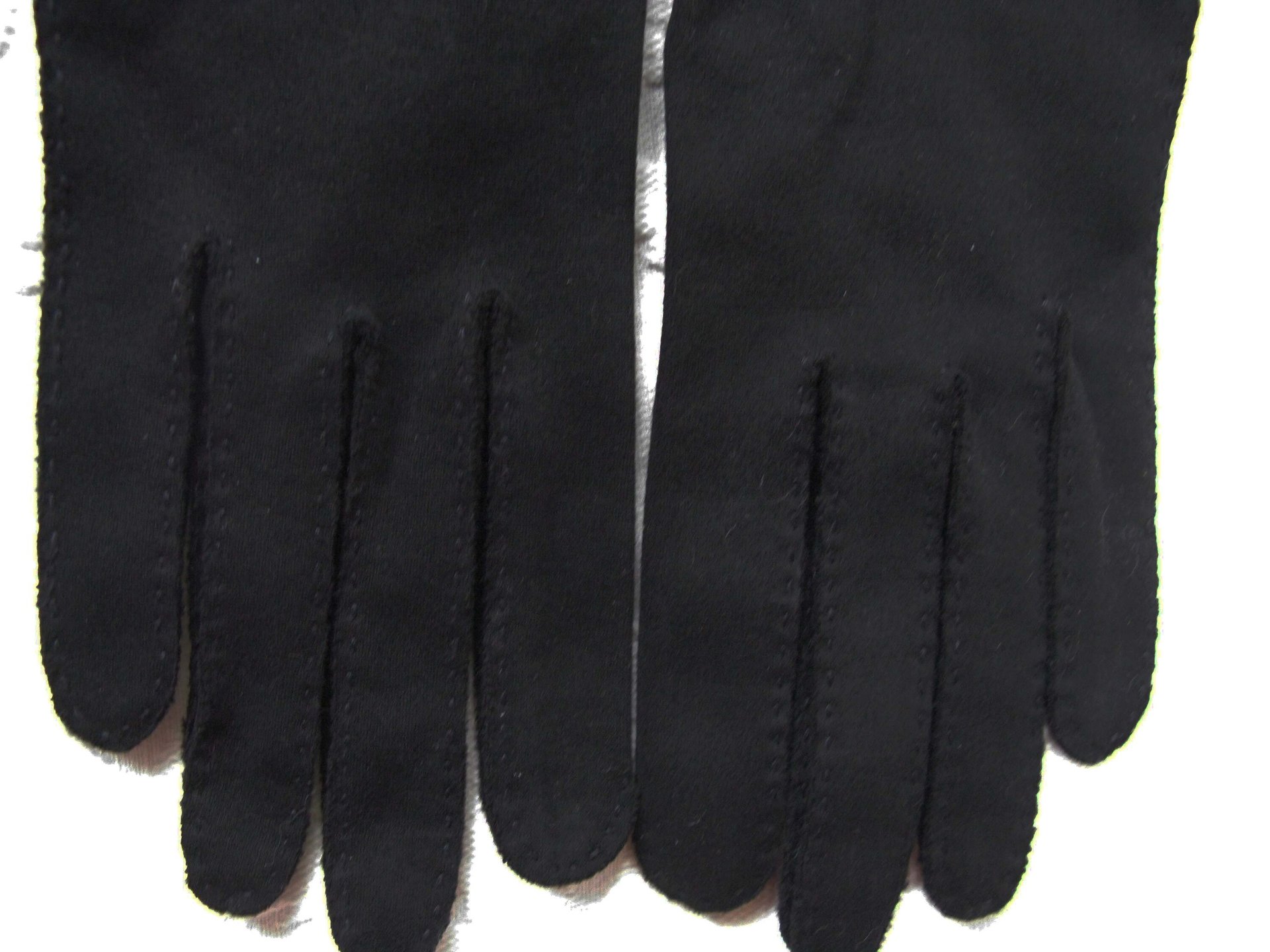 Black Gloves Vintage Size 6.5 Retro Mid Century Tea Dance Wedding Downton Miss Fisher Steampunk Cosplay Glove Free Ship  US When Roses Bloom