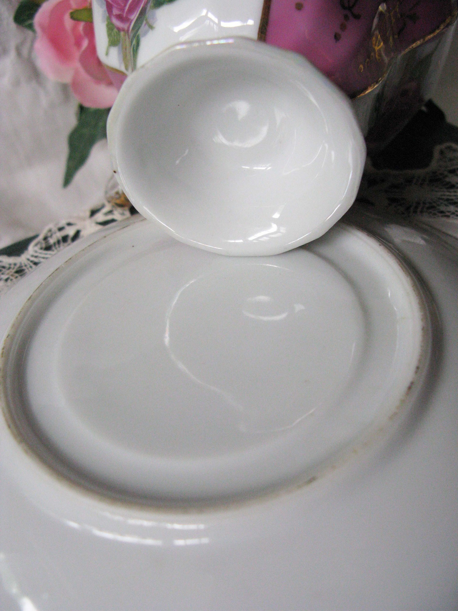 Tea Cup Pink Roses Footed Japan Vintage Downton Tea Time Gift Cottage Shabby Chic Mid Century Tea Style  WhenRosesBloom