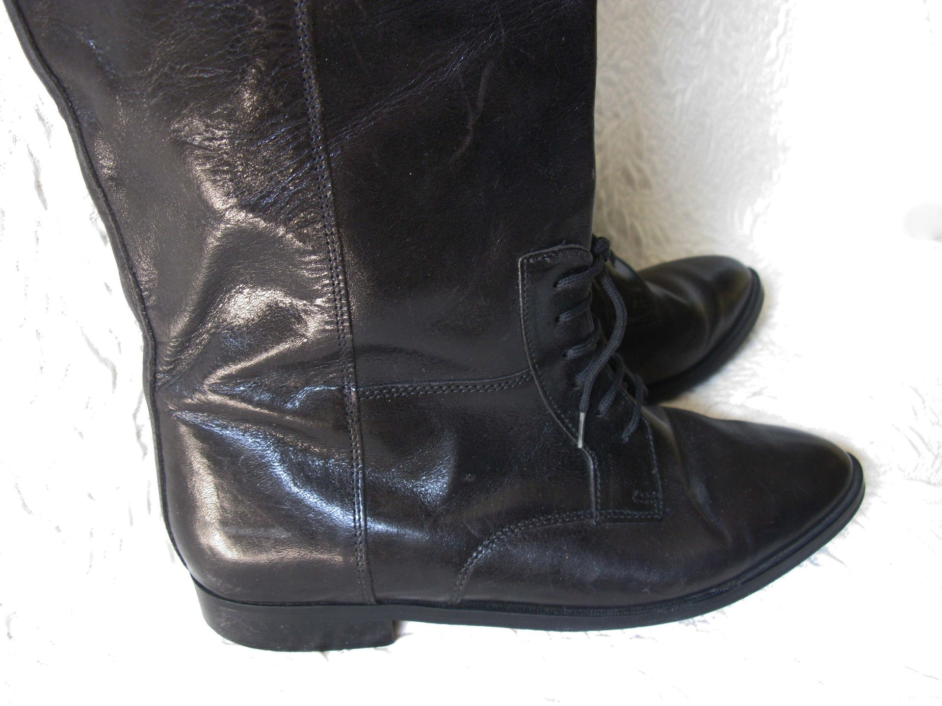 Vintage Riding Boots Classic English Hunt Vintage Decor Photo Prop Black Cosplay Military Miss Fisher Ralph Lauren Style  When Roses Bloom