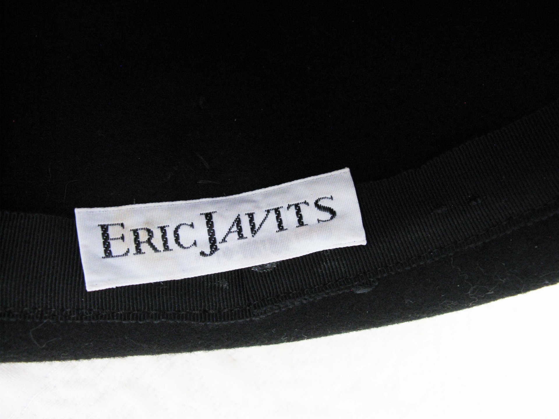 Vintage Hat Black  Cloche Tea Garden Party Eric Javets Retro Elegance Downton Miss Phryne Fisher Gatsby Cosplay Style  WhenRosesBloom