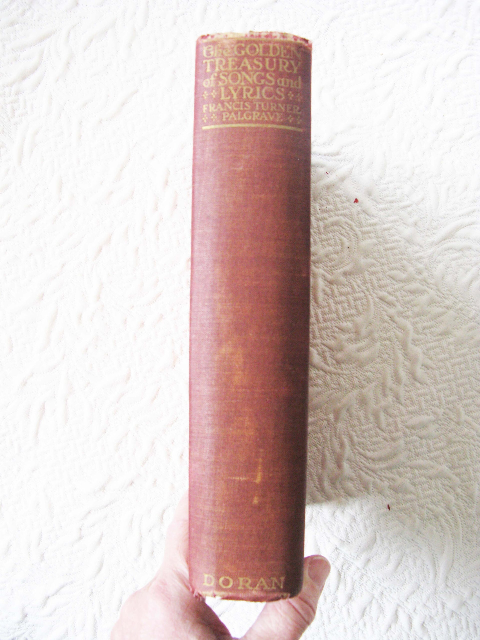 Rare Poetry Book The Golden Treasury of Song & Lyric Pretty Decorative Literary Poetry Vintage Library Gift Decorative Art WhenRosesBloom