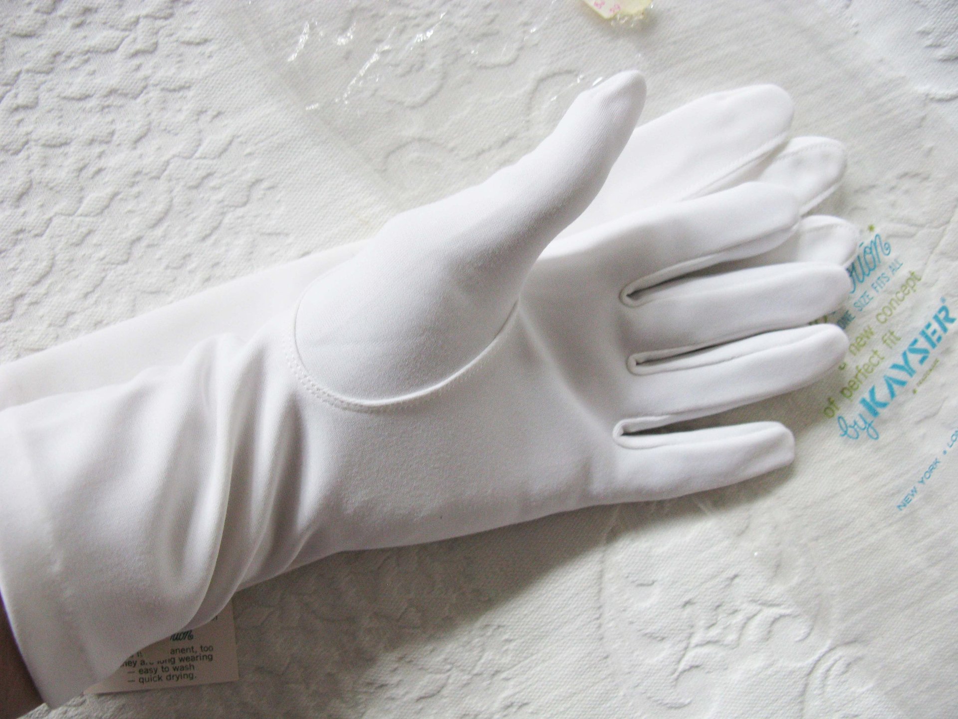Vintage White Gloves Matinee NOS new Wedding Tea Retro Mid Century Bride Downton Titanic Jane Austen Cosplay  Free Ship  US When Roses Bloom