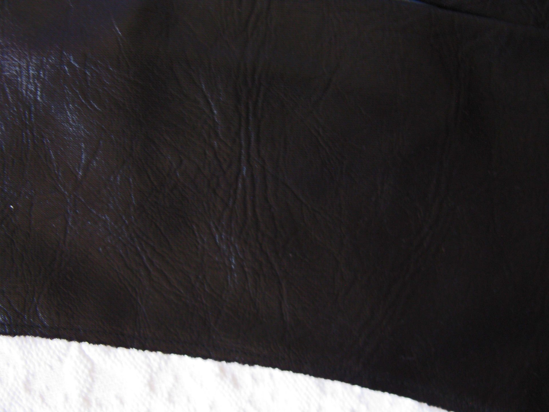 Vintage Gloves Black Sz 6 1/2 Faux Leather Vegan Fabric Elegant Classic Mid Century Mod  Cocktail Party Style  Free Ship US WhenRosesBloom