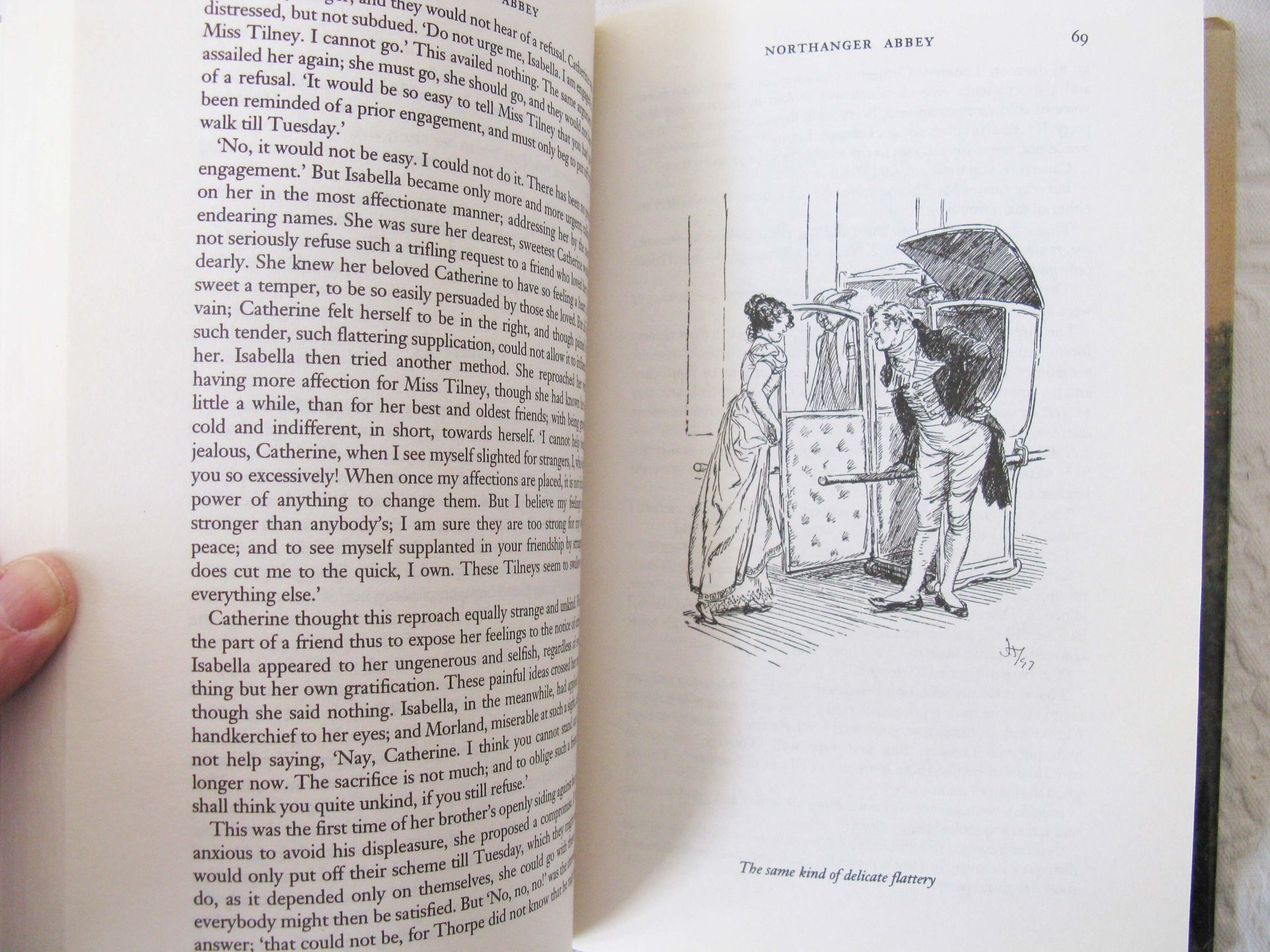 Vintage Book Northanger Abbey Jane Austen Classic Romance Love Literature Gift for her Decorative Library Decor   WhenRosesBloom