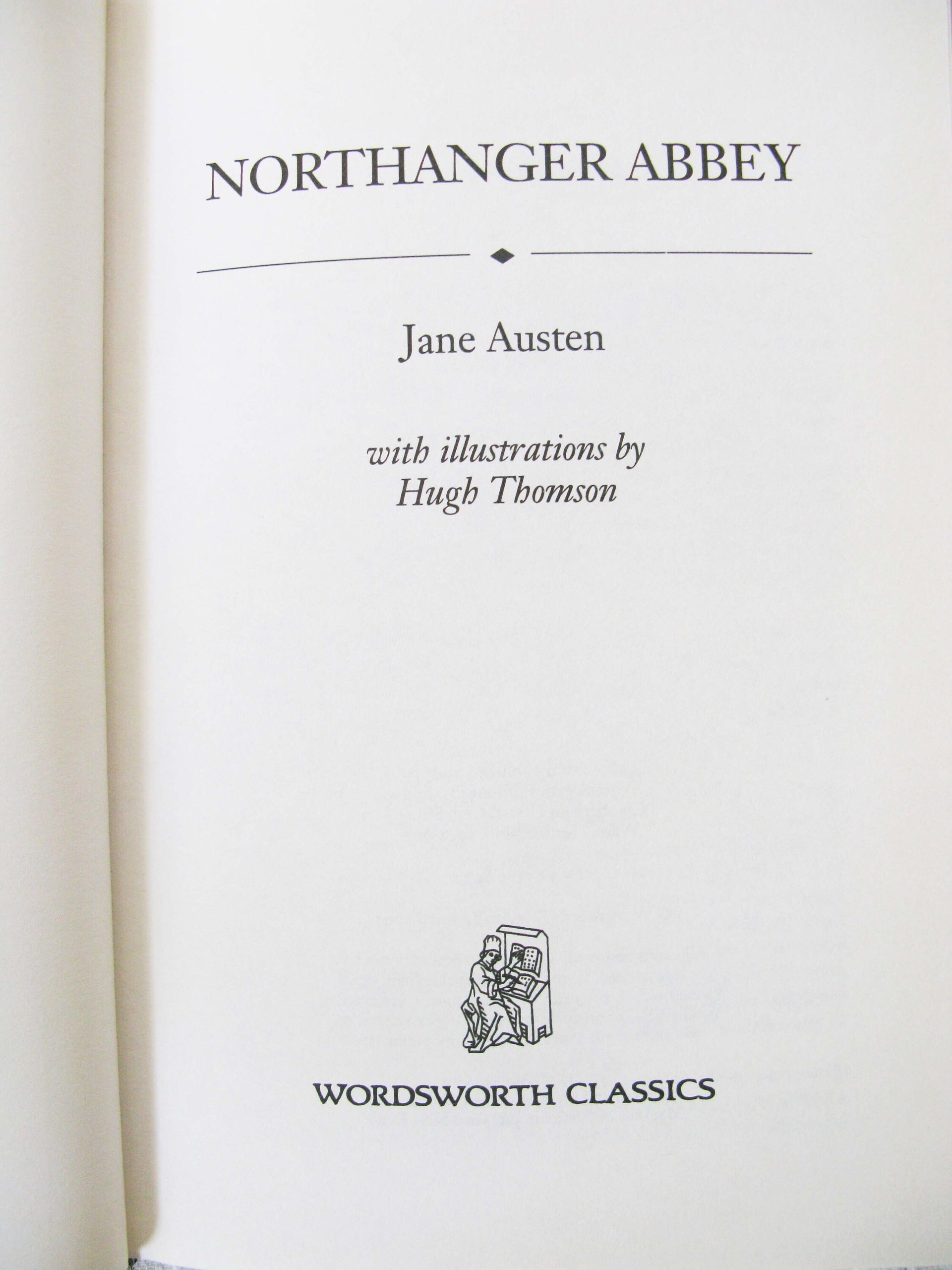 Vintage Book Northanger Abbey Jane Austen Classic Romance Love Literature Gift for her Decorative Library Decor   WhenRosesBloom