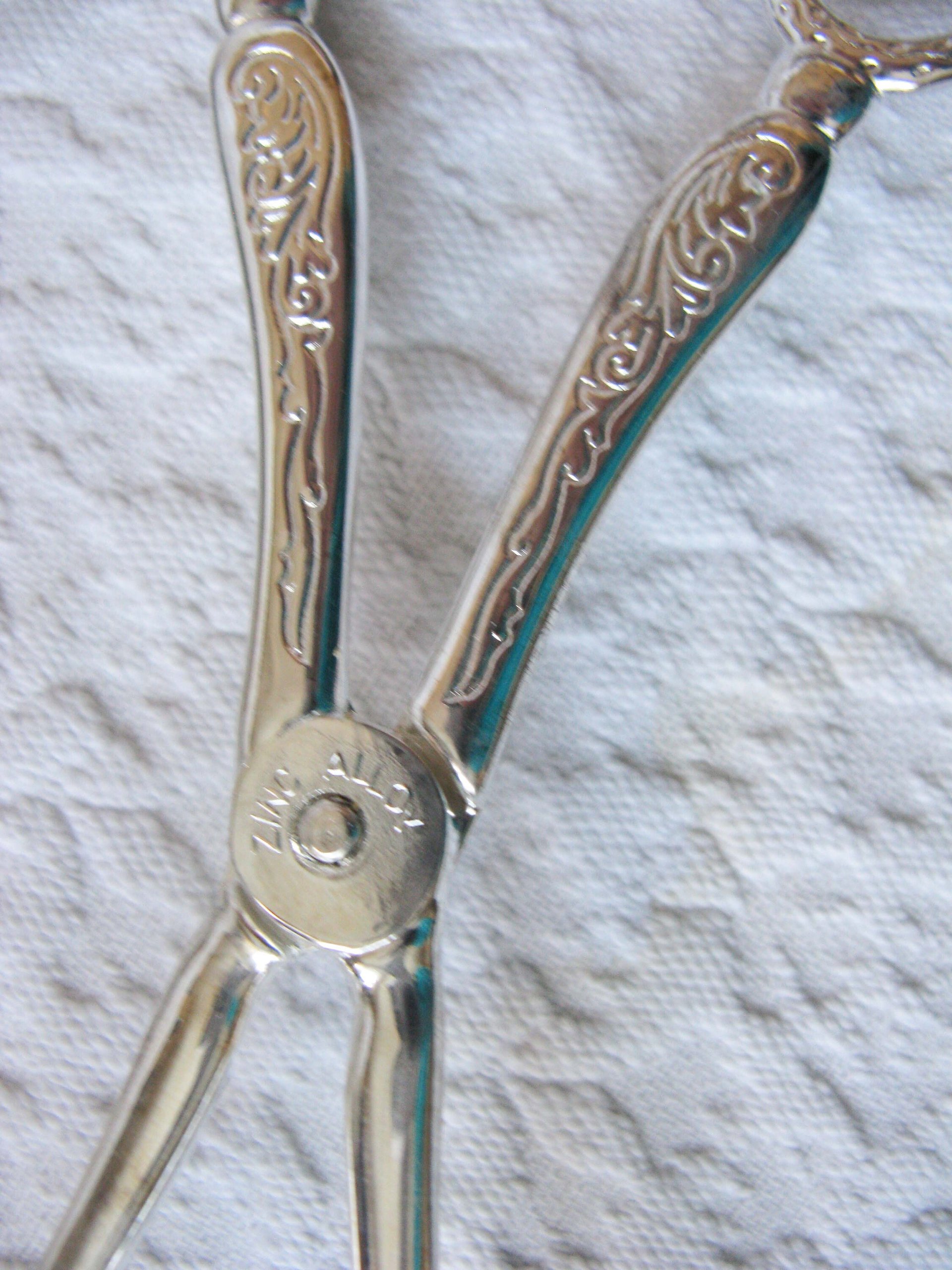 Silver Server Salad Tongs Vintage Elegant Party Afternoon Tea  Silver Server Downton Austen Cottage Shabby Chic Tea Gift WhenRosesBloom