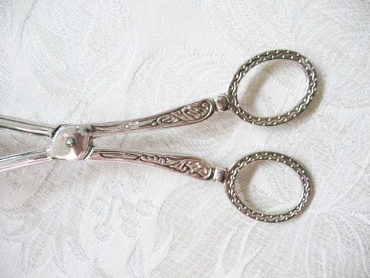 Silver Tea Pastry Sandwich Serving Tongs Elegant Afternoon Tea Gift Fancy Cake Pastry Dessert Cottage Granny Downton Abbey  WhenRosesBloom