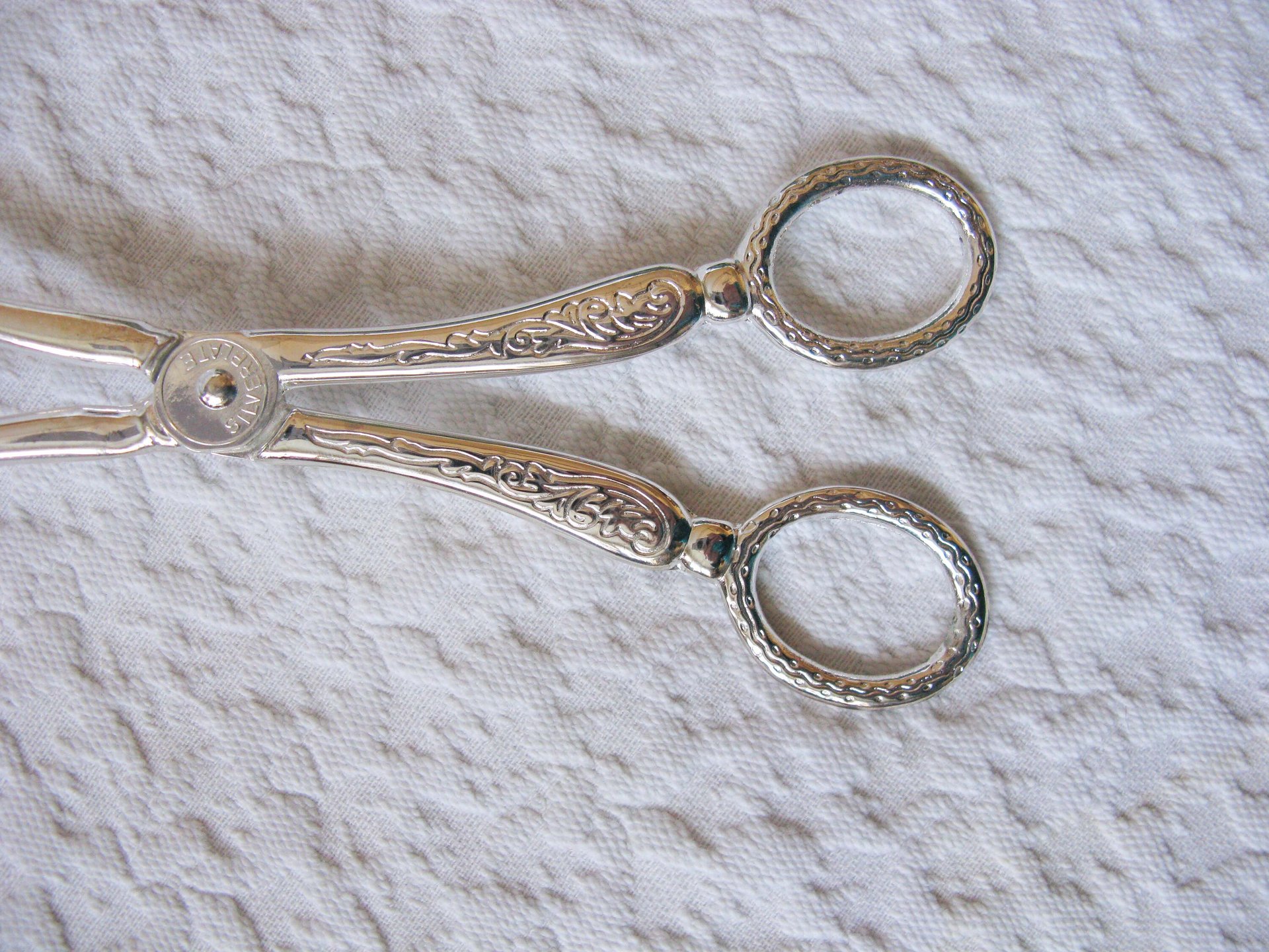 Silver Server Salad Tongs Vintage Elegant Party Afternoon Tea  Silver Server Downton Austen Cottage Shabby Chic Tea Gift WhenRosesBloom