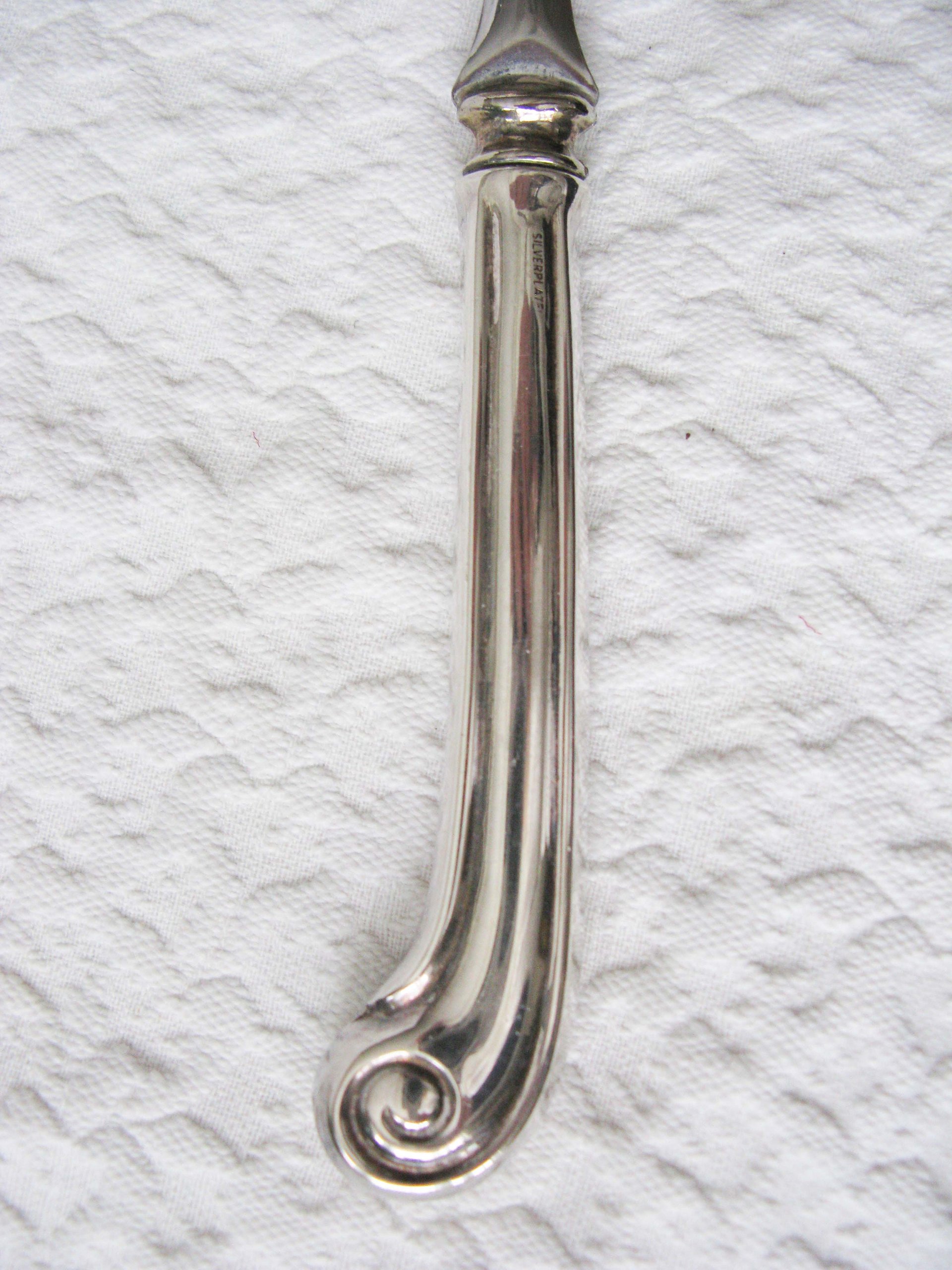 Silver Cheese Slicer Server Elegant Vintage Party Buffet Tea Downton Austen Cottage Shabby Chic Tea Gift WhenRosesBloom
