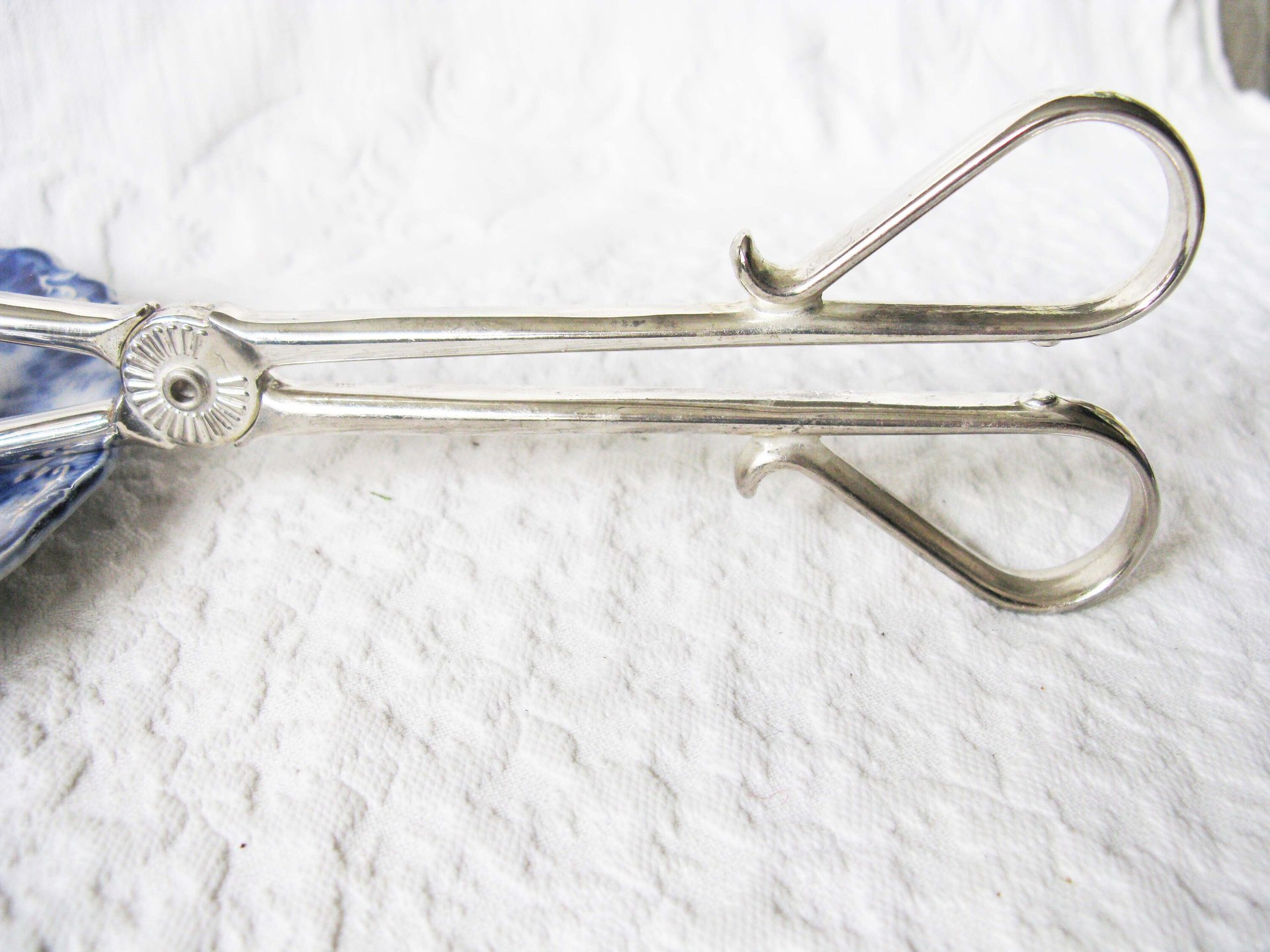 Vintage Silver Server Tongs for Cake Sandwich Pastry Elegant Afternoon Tea Party Downton Austen Cottage Shabby Chic Tea Gift WhenRosesBloom