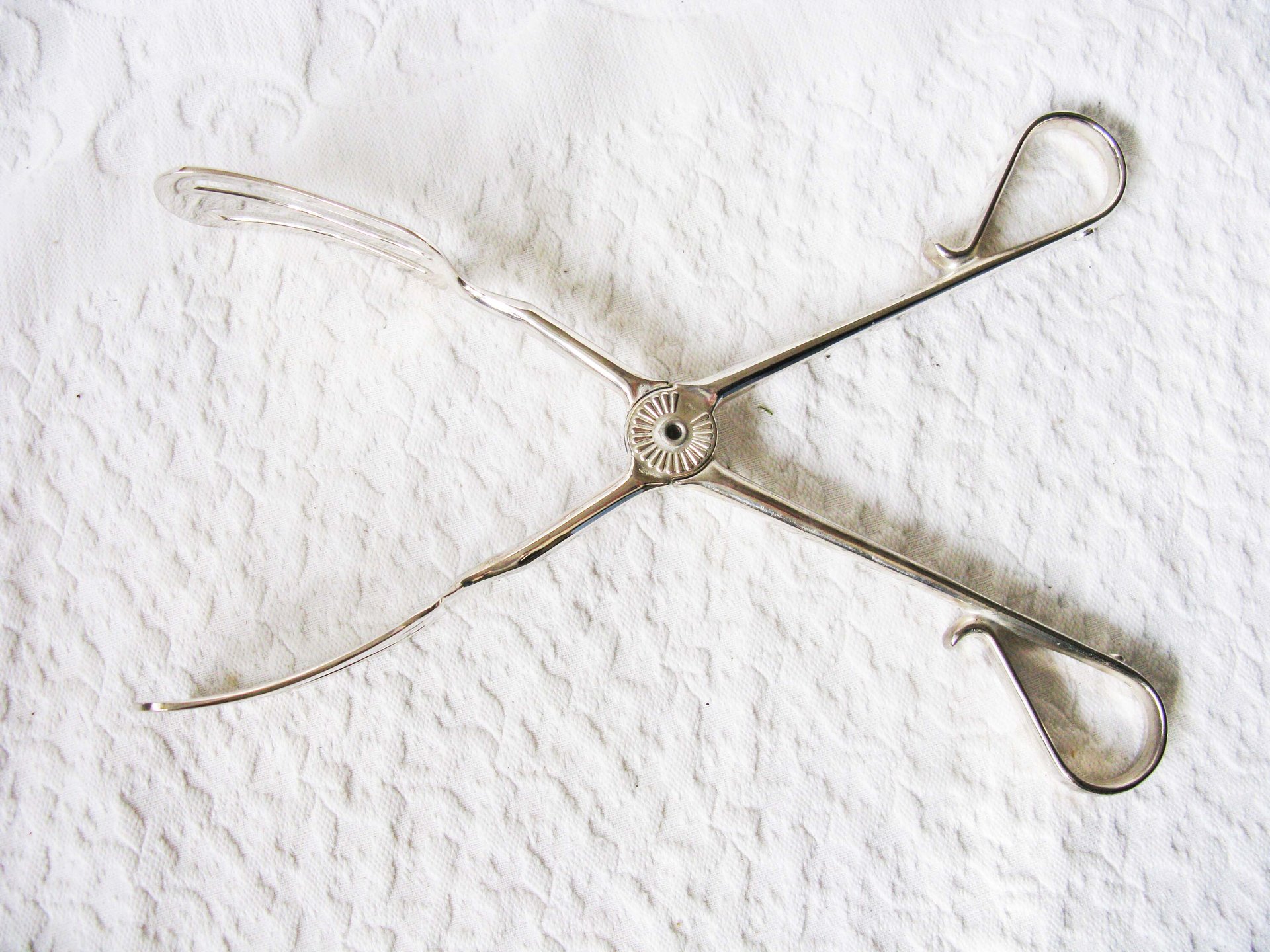 Vintage Silver Server Tongs for Cake Sandwich Pastry Elegant Afternoon Tea Party Downton Austen Cottage Shabby Chic Tea Gift WhenRosesBloom