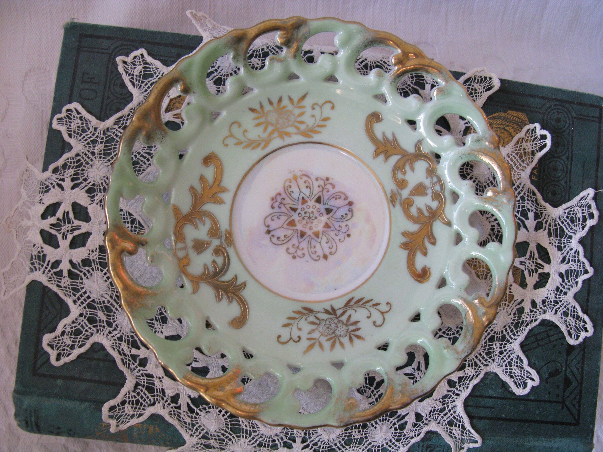 Vintage Green Tea Cup Royal Sealy Mid Century Style Elegant Tea Party Cottage Shabby Chic  Downton Abbey Edwardian Tea WhenRosesBloom