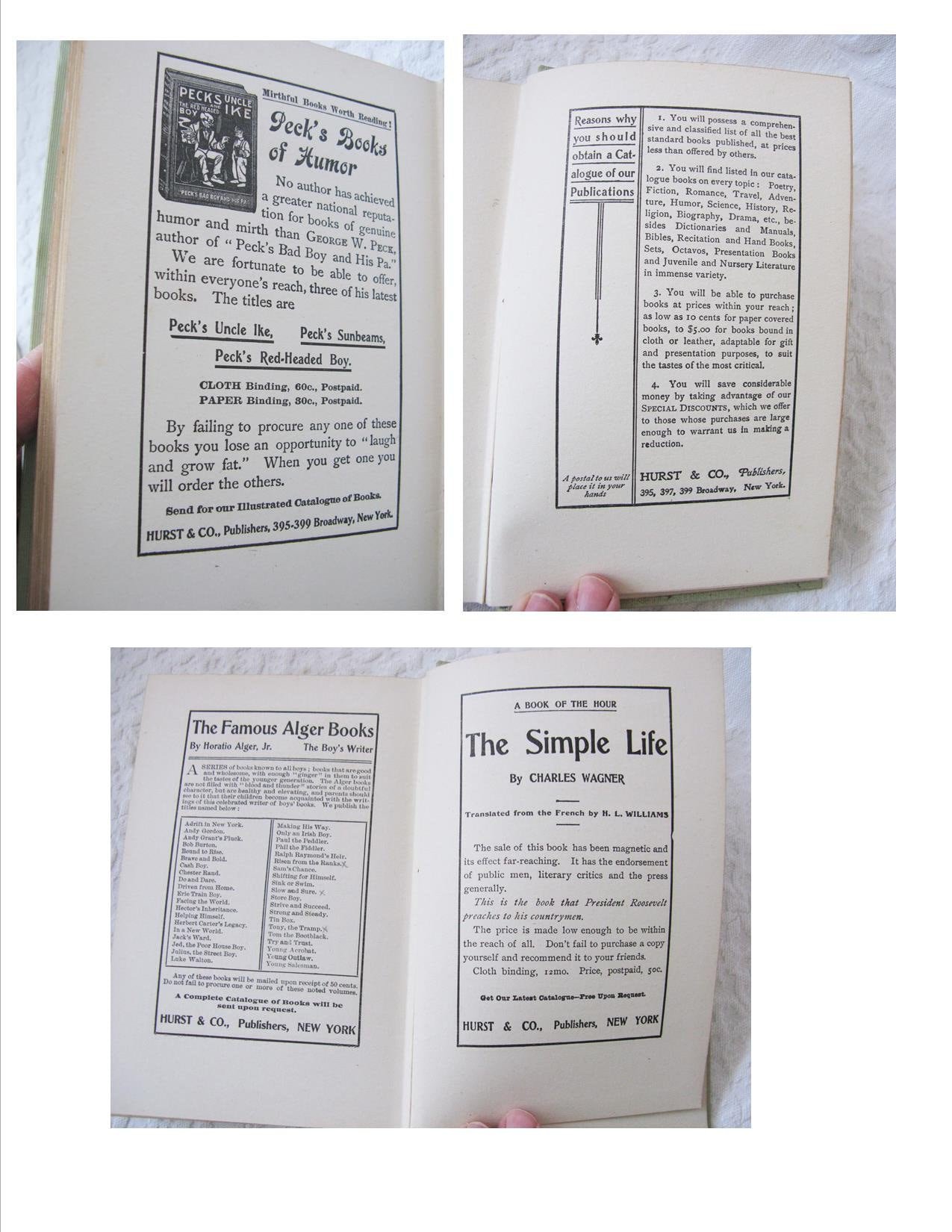 Decorative Book Hope Darrow V F Townsend Rare Vintage Retro Library Decorative Graphic Art Cover Juvenile Child Fiction WhenRosesBloom