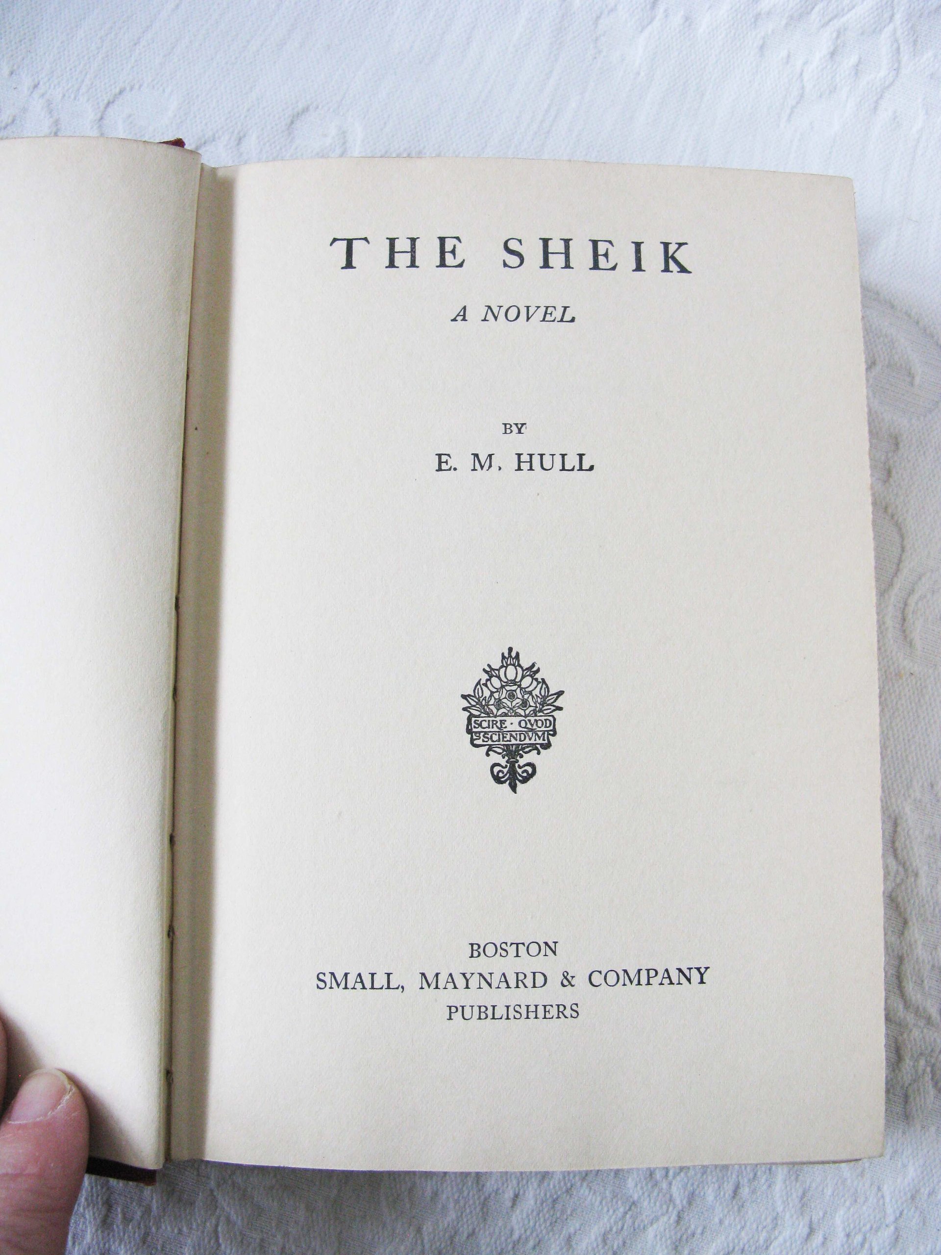 Vintage Red Book The Sheik 1921 Rare Edwardian Romantic Decorative Artwork Paper Cover Library Decor WhenRosesBloom