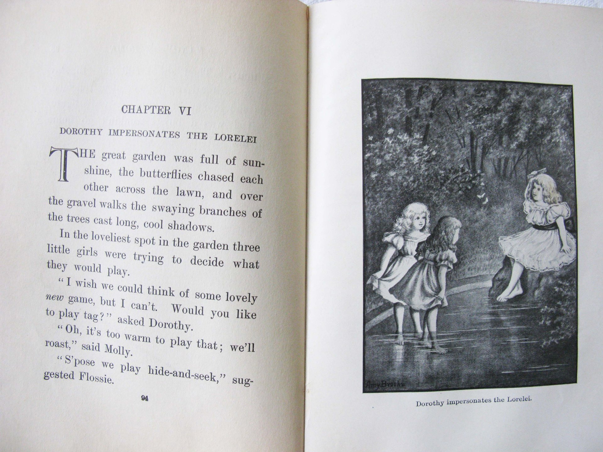 Book Dorothy Dainty Vintage Juvenile Child Fiction Retro Library Decorative Graphic Art Cover  WhenRosesBloom