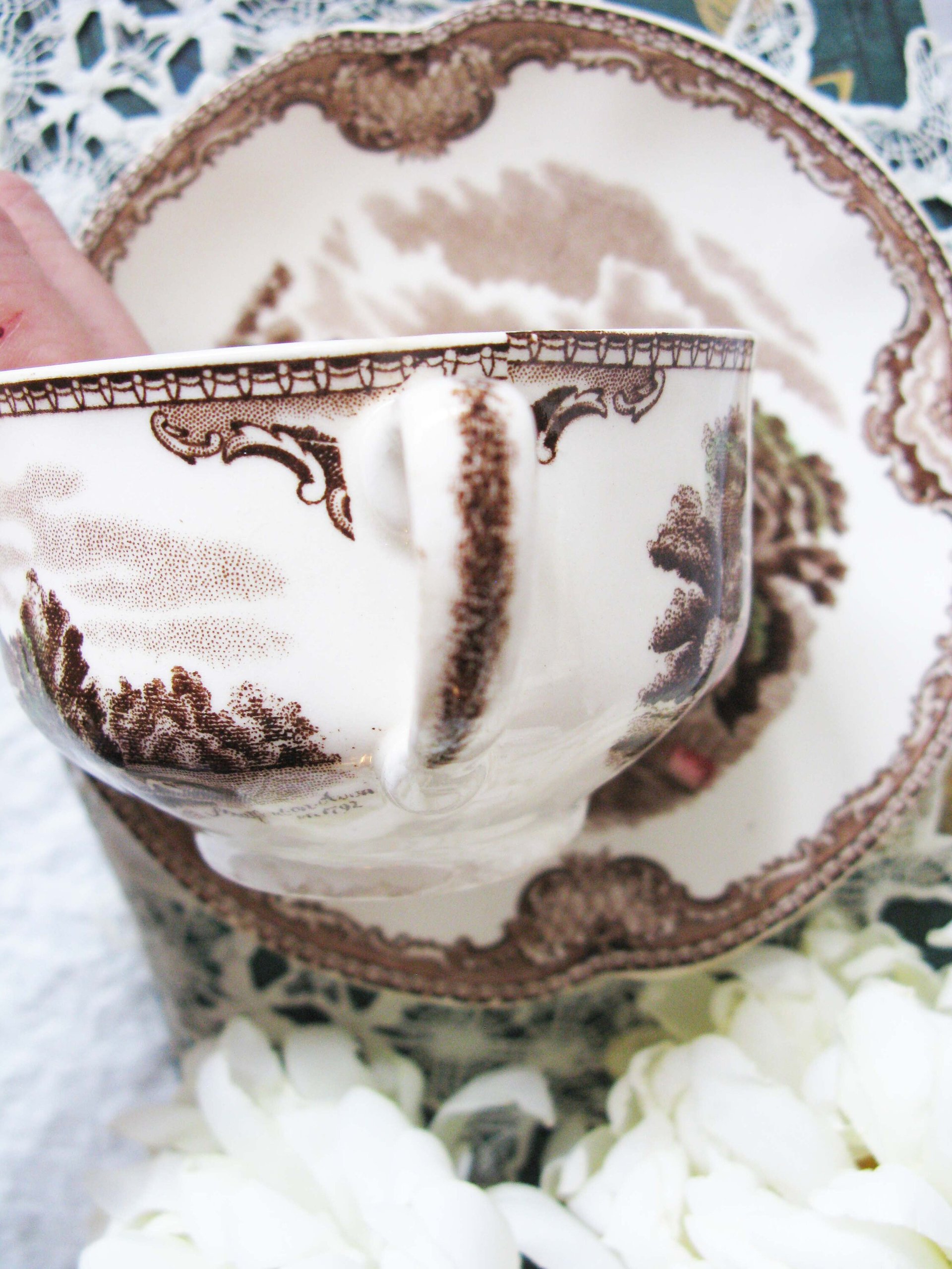 Teacup Kenilworth Castle Johnson Bros English  Downton Elegant Steampunk Gentlemen's Tea Retro Booklover's Tea Walter Scott WhenRosesBloom