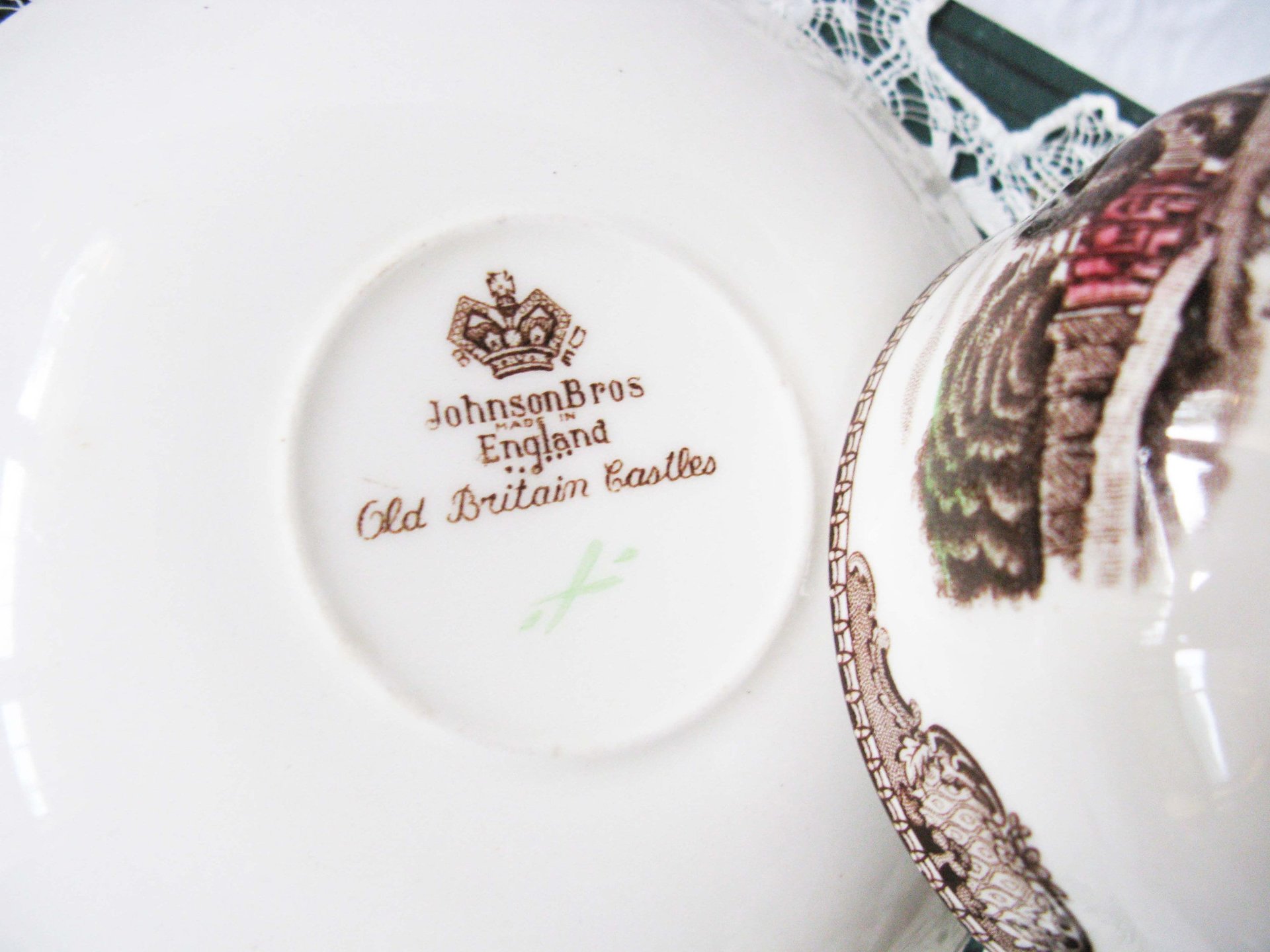 Teacup Kenilworth Castle Johnson Bros English  Downton Elegant Steampunk Gentlemen's Tea Retro Booklover's Tea Walter Scott WhenRosesBloom