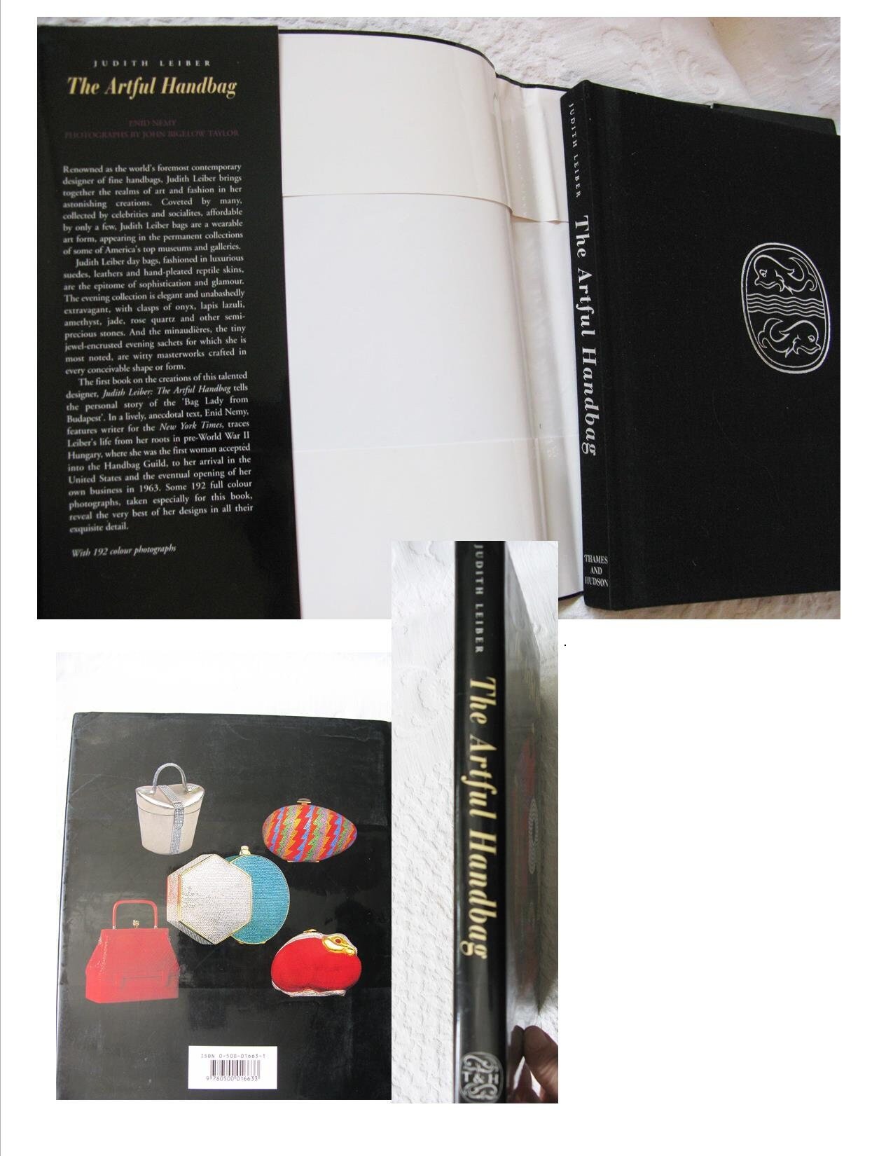 Judith Leiber Book The Artful Handbag Classic Purse Designs  Gift for her Unique Decorative Vintage Library Decor   WhenRosesBloom