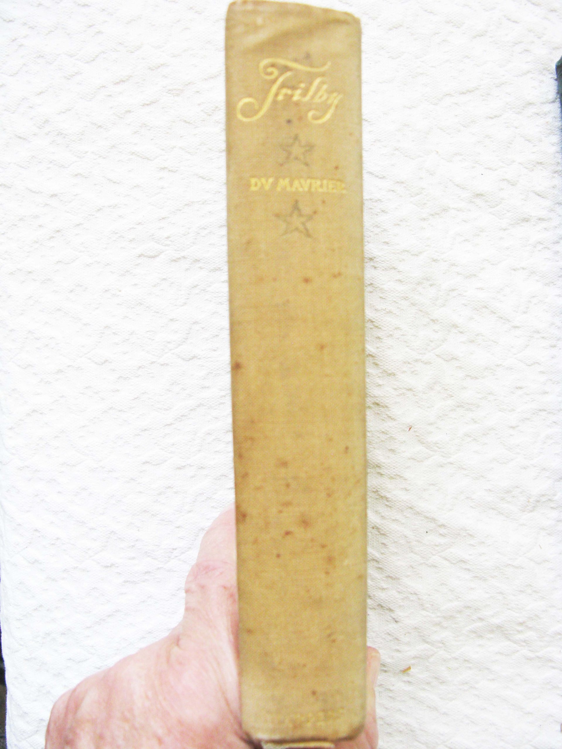 Vintage Book Trilby Du Maurier 1st Edition Pretty Decorative Book Classic Book Gift  Library Decor Art Nouveau Edwardian  WhenRosesBloom
