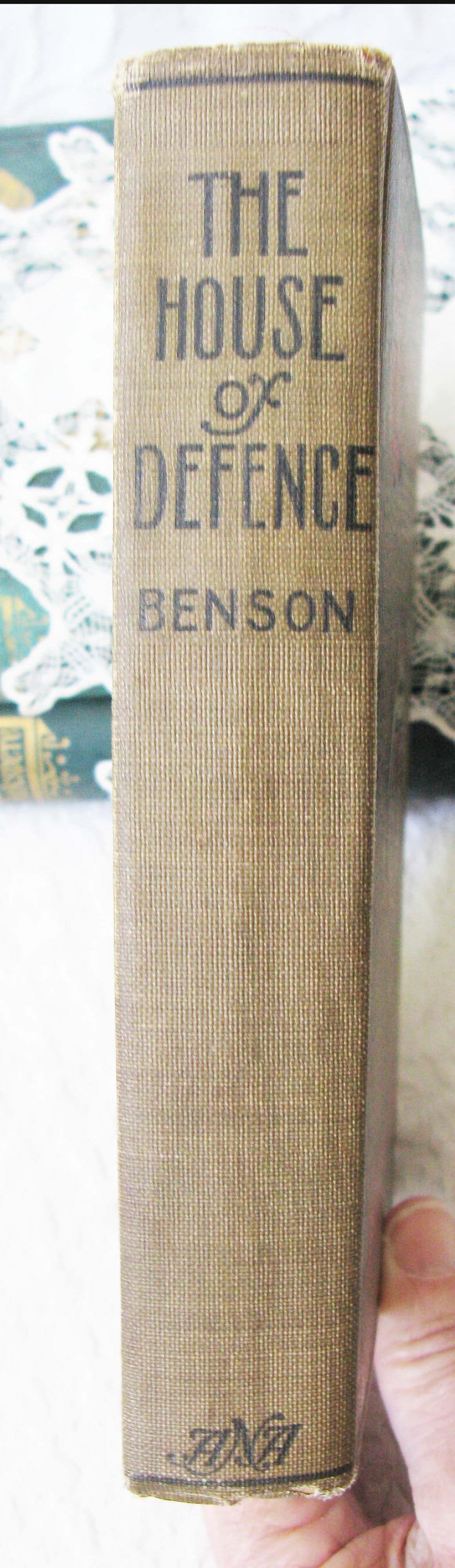 Vintage Book House of Defence  1st Edition 1906 Pretty Decorative Book Classic Book Gift  Library Decor Art Nouveau Edwardian WhenRosesBloom
