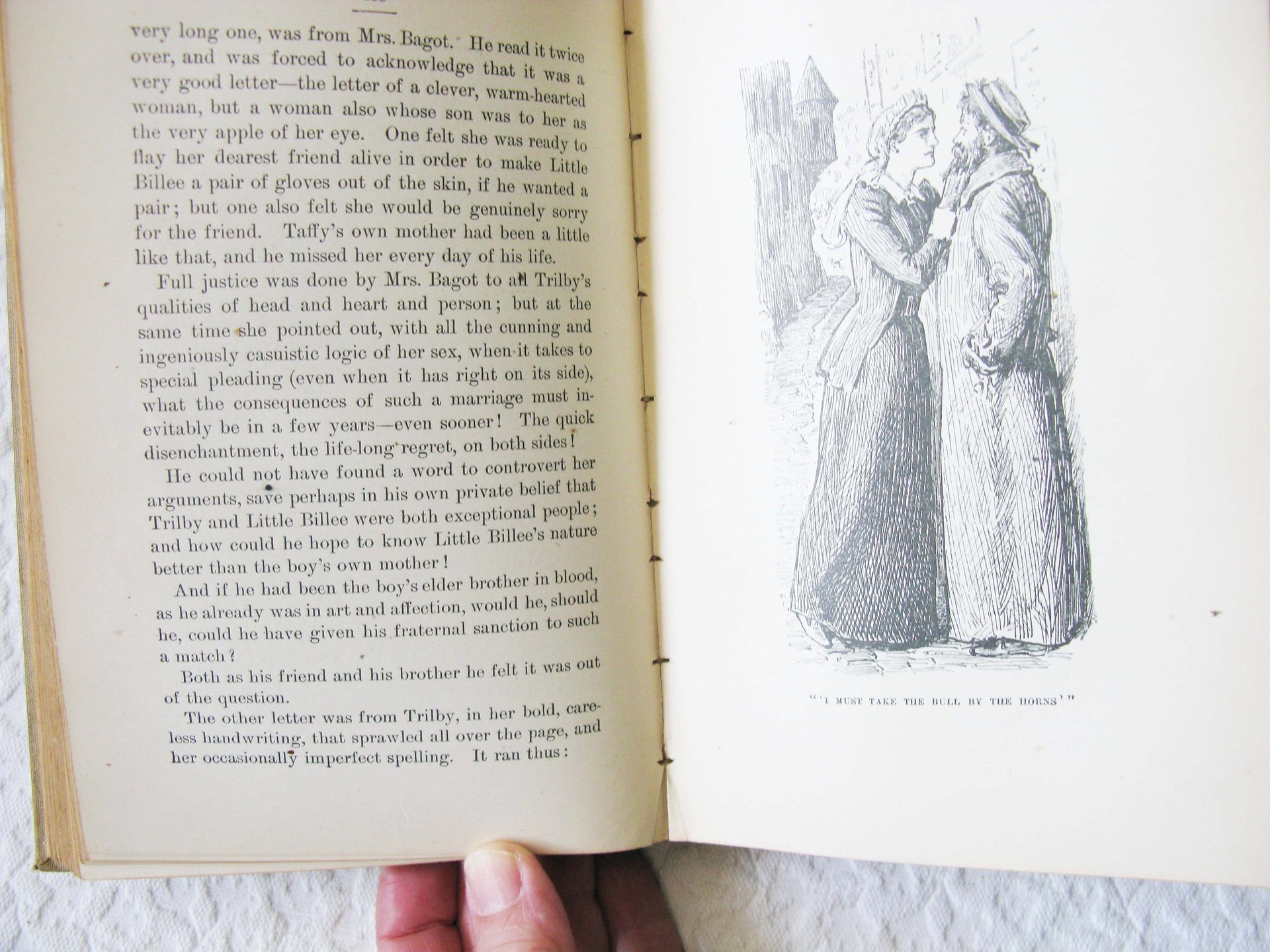 Vintage Book Trilby Du Maurier 1st Edition Pretty Decorative Book Classic Book Gift  Library Decor Art Nouveau Edwardian  WhenRosesBloom