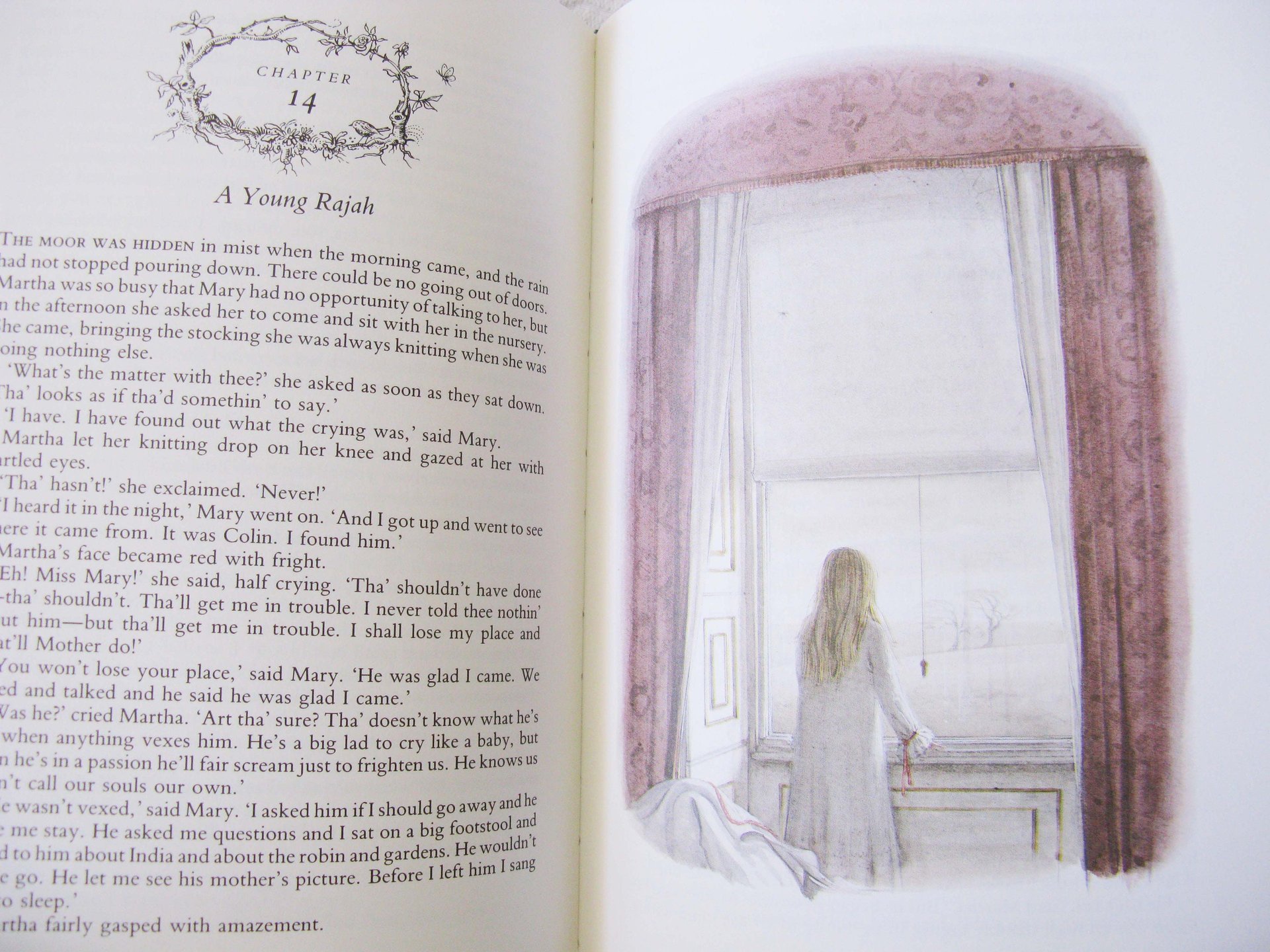 Book The Secret Garden Frances H Burnett Vintage Retro Library Decorative Graphic Art  Juvenile Child Fiction Fantasy 1st Ed. WhenRosesBloom
