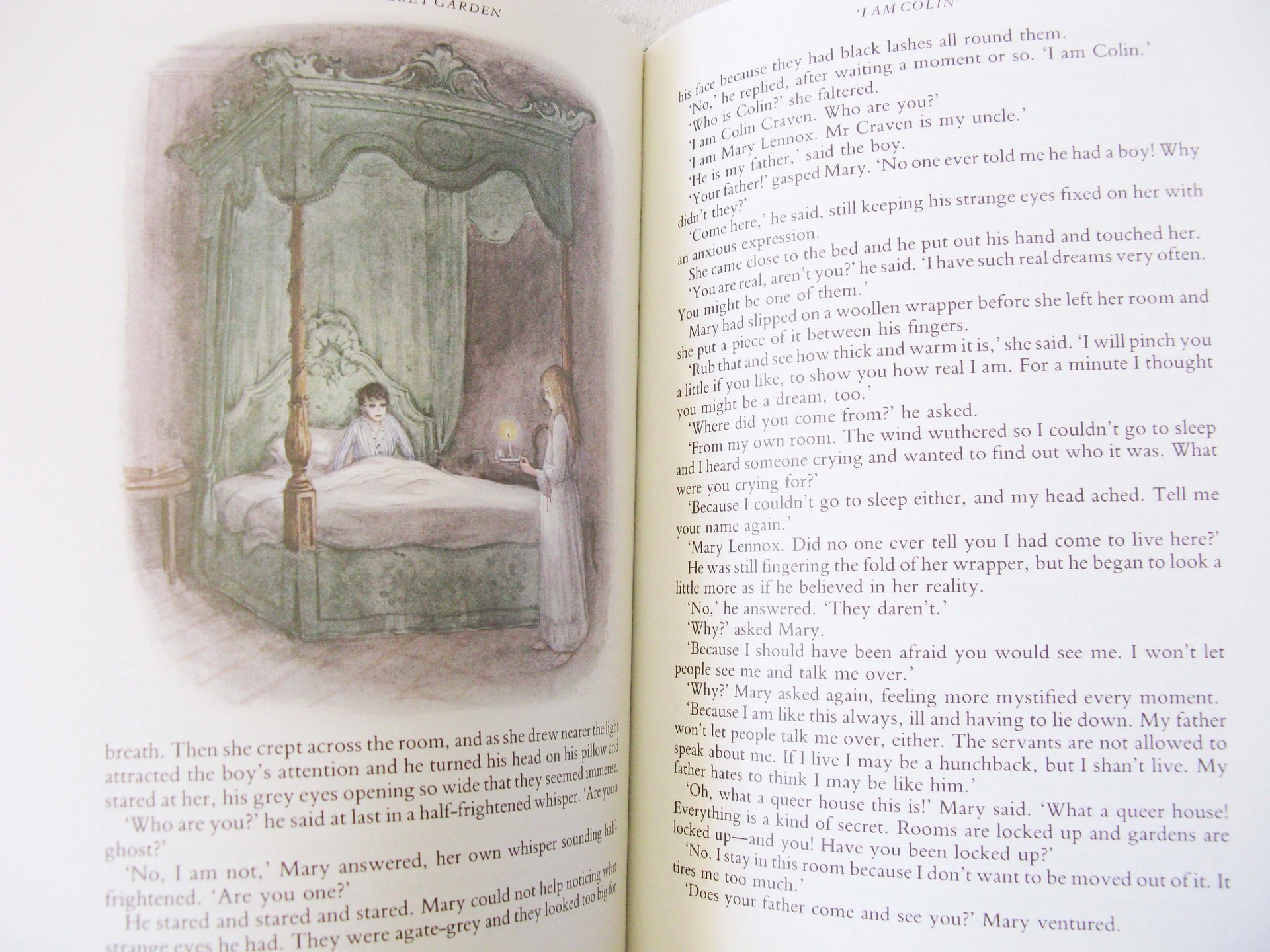 Book The Secret Garden Frances H Burnett Vintage Retro Library Decorative Graphic Art  Juvenile Child Fiction Fantasy 1st Ed. WhenRosesBloom
