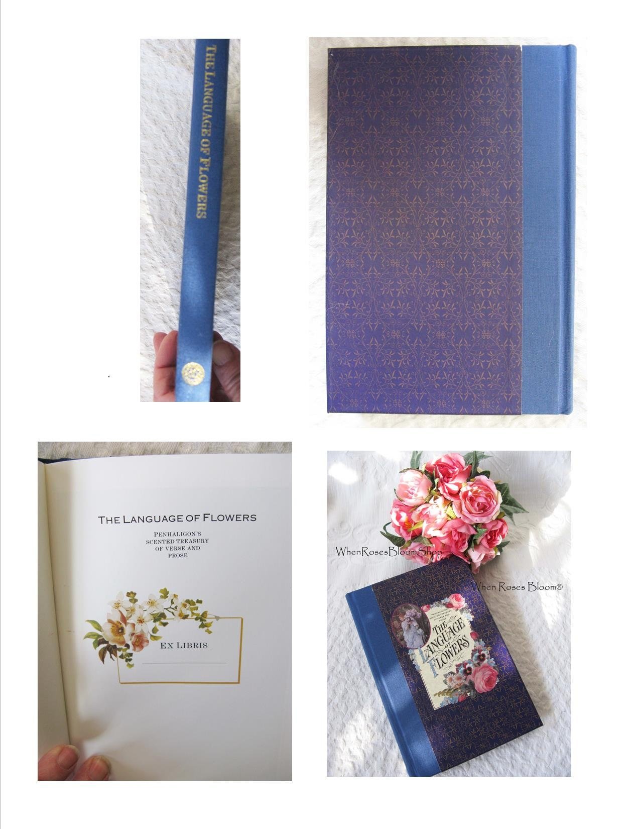 Vintage Penhaligon Scented Book The Language of Flowers  1st Ed Perfumed Classic Romantic Gift  Decorative Library Decor WhenRosesBloom