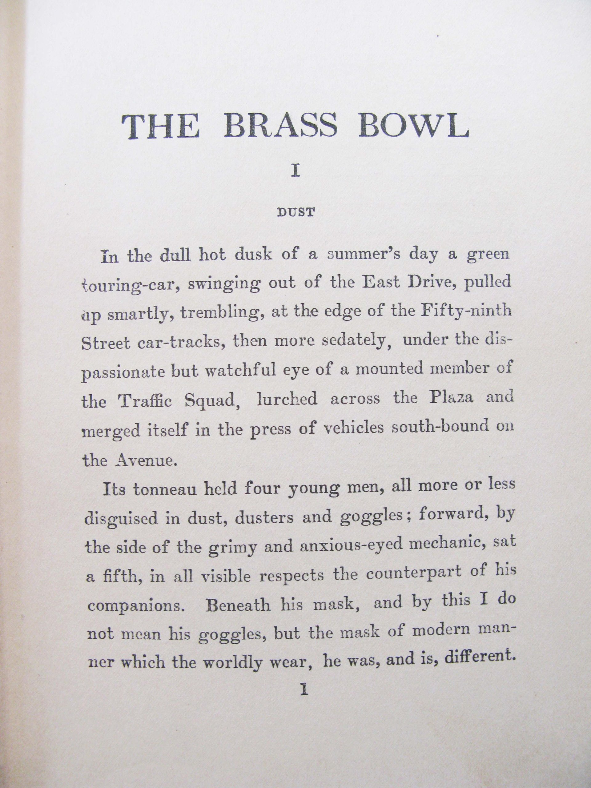 Vintage Green Book The Brass  Bowl Edwardian Romantic Comedy Decorative Cover Artwork Library Decor Gift 1st edition WhenRosesBloom
