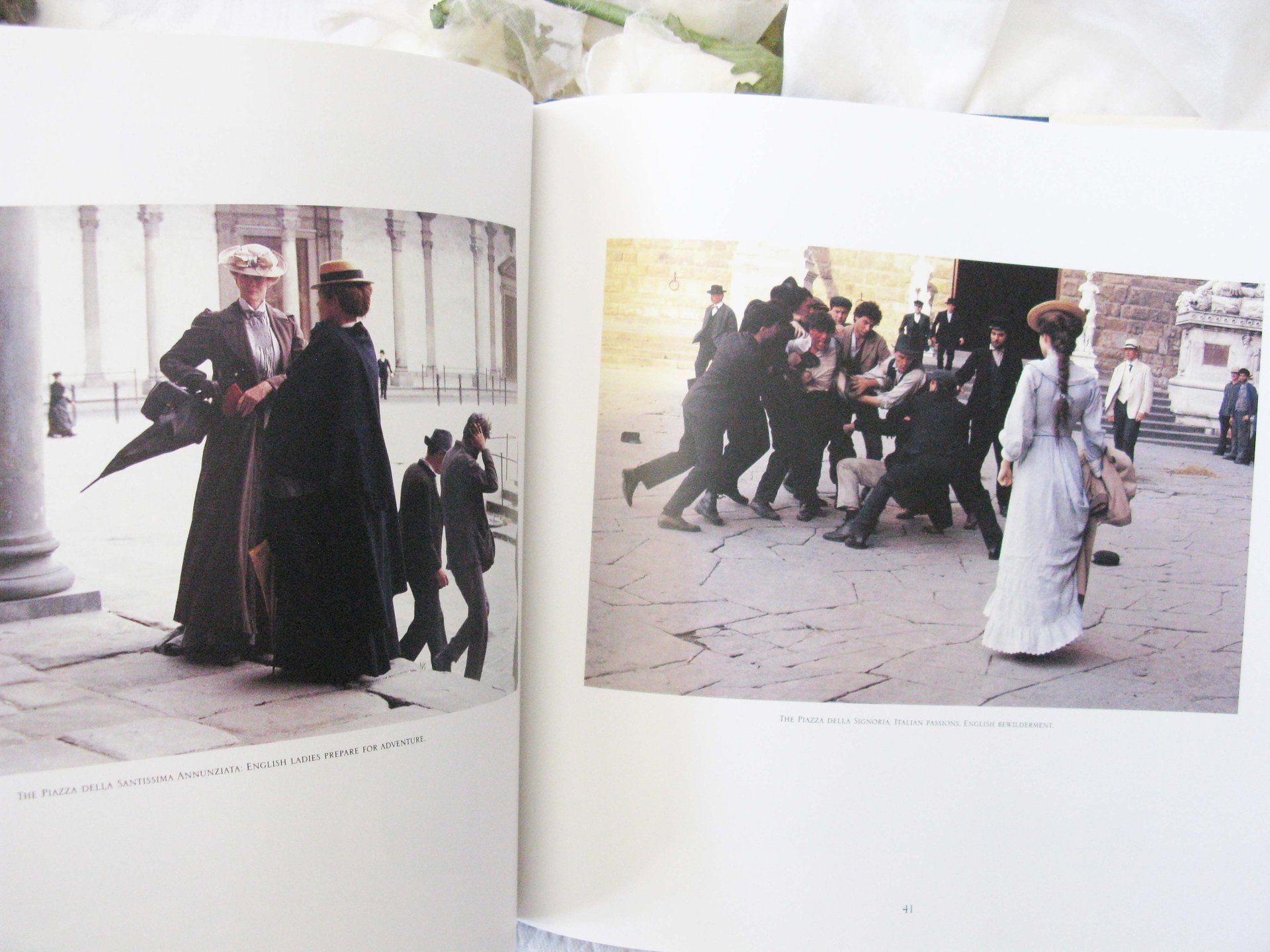 Vintage Book Merchant Ivory English Landscape gift book  Detailed Look into Merchant Ivory Films Decorative Library Decor WhenRosesBloom