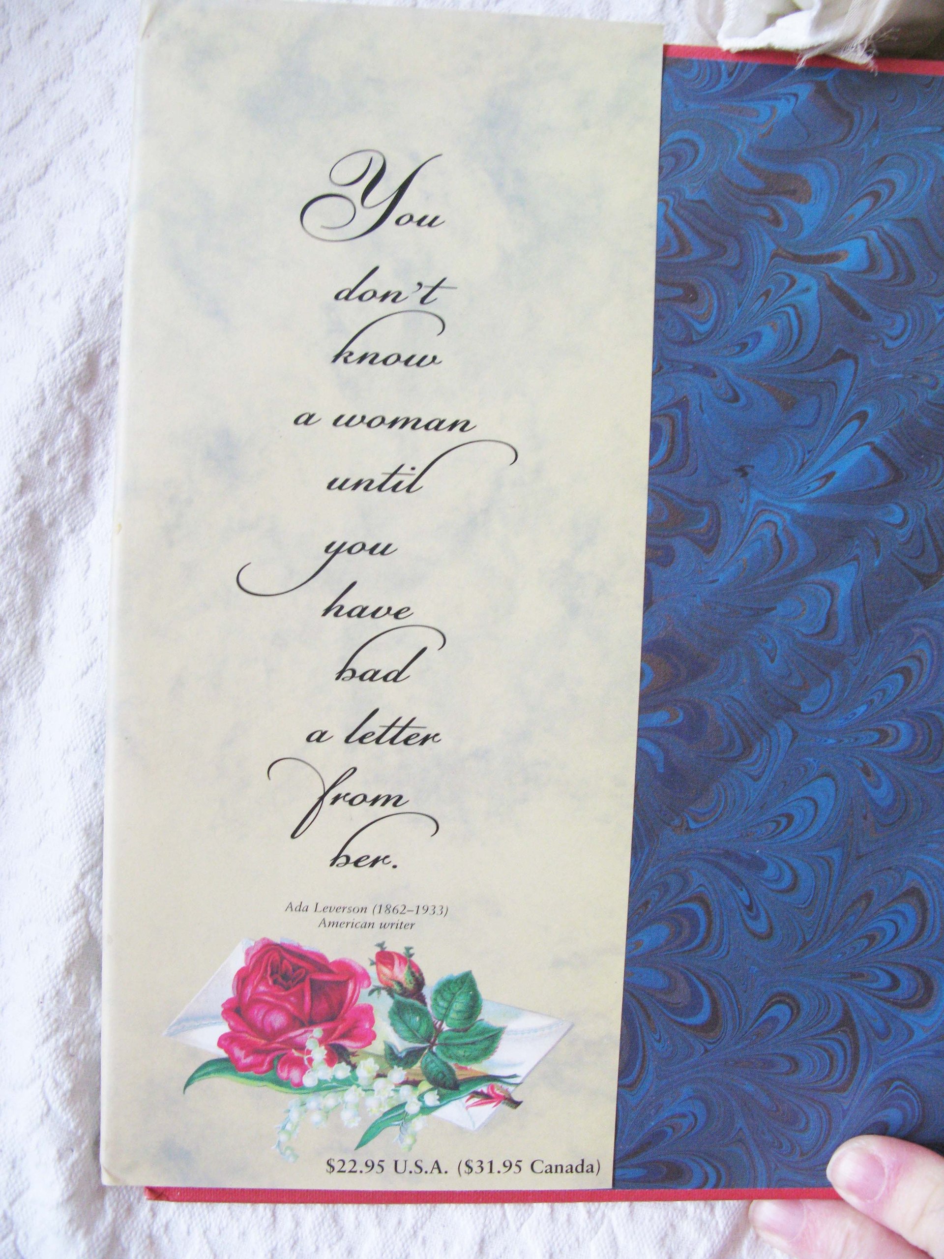 Vintage Book Woman to Woman Letters between mothers, daughters, sisters & friends gift book 1st Ed  Decorative Library Decor WhenRosesBloom