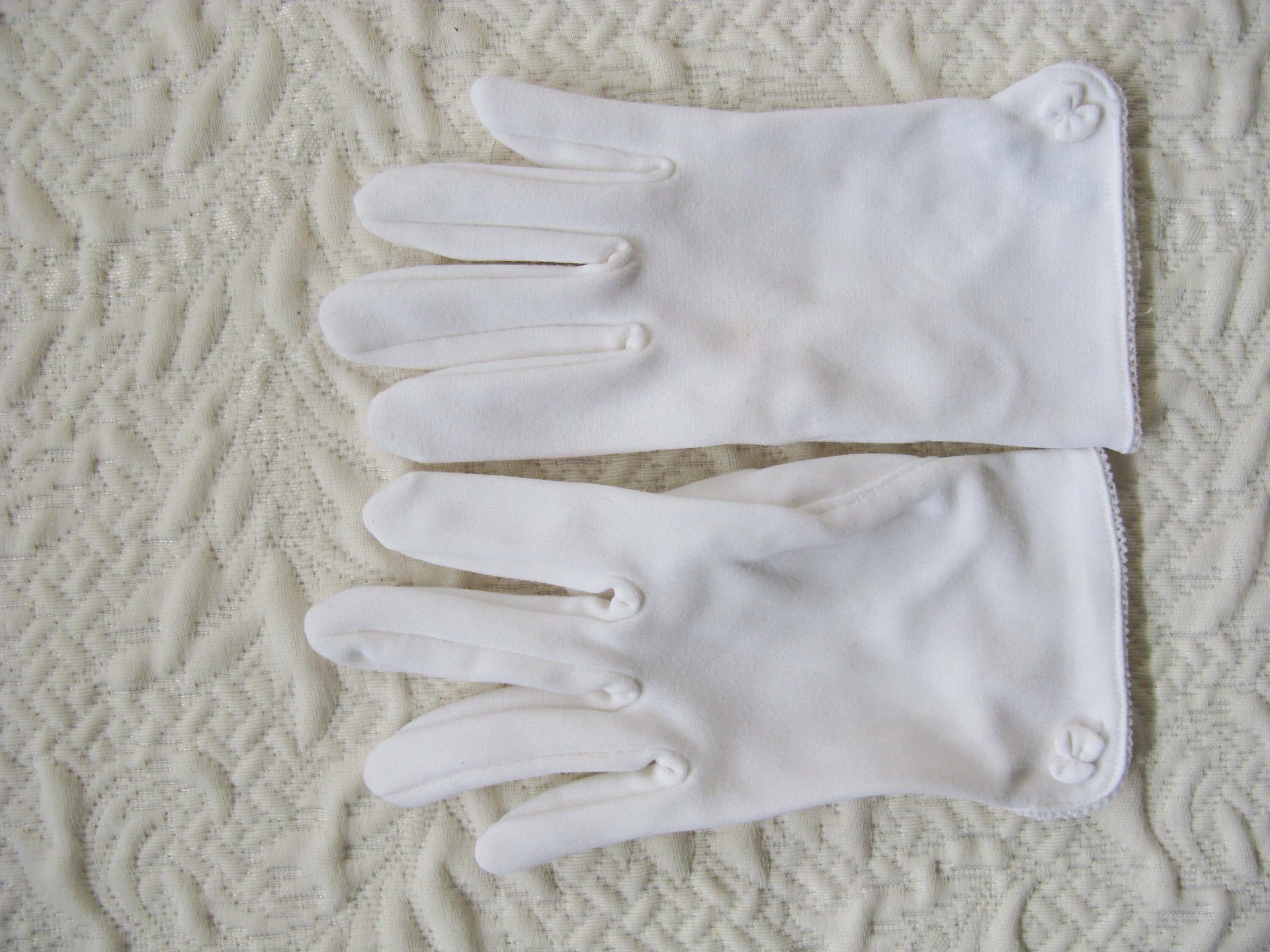 White Gloves Girl Child Vintage Classic Tea Party 1st Communion Flower Girl Wedding  Retro Style Free Ship US WhenRosesBloom