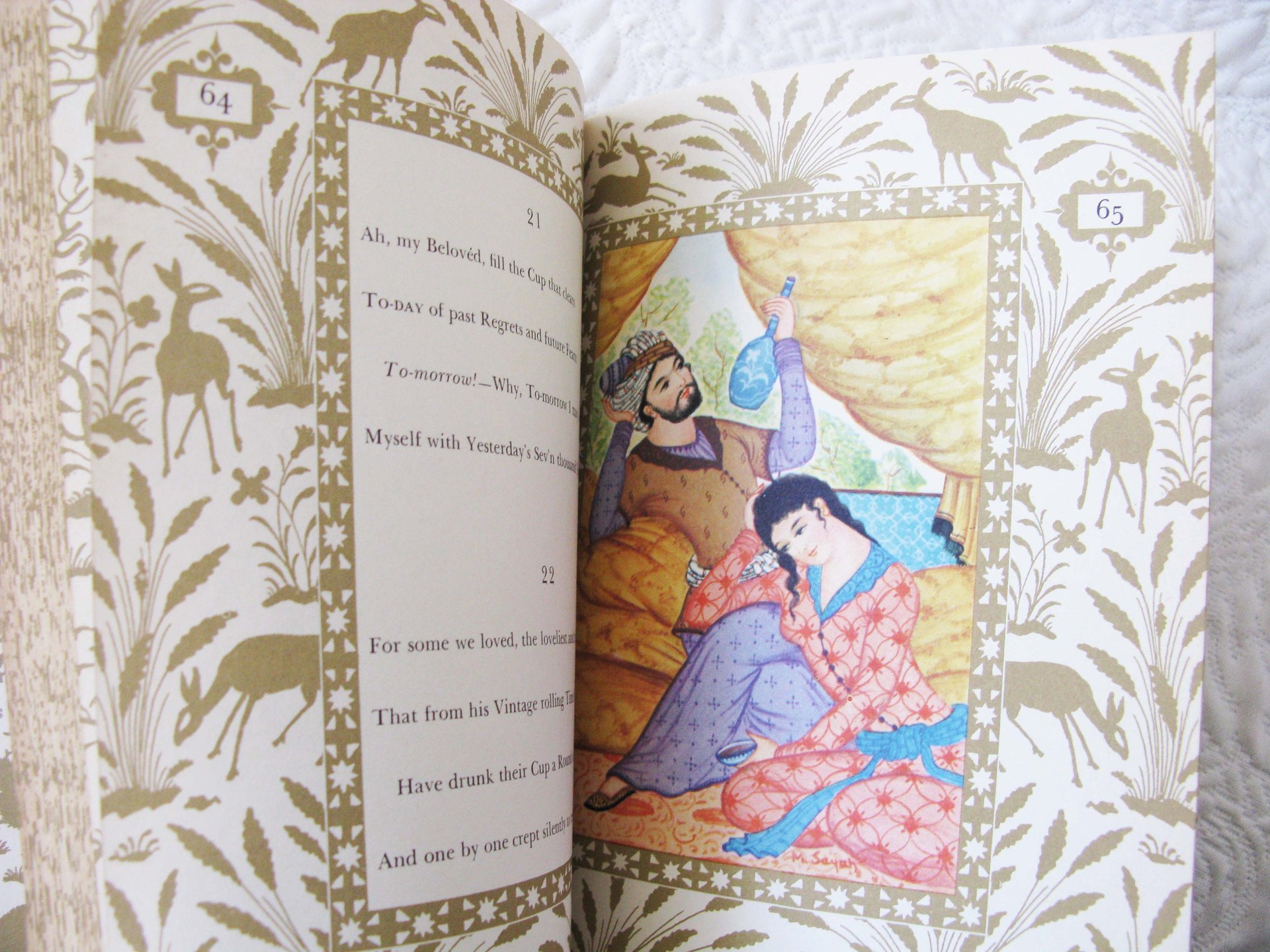 Rubaiyat Rubaiyyat Omar Khayyam Vintage Book Classic Poetry  Romance Love poem Literature Gift Decorative Library Decor   WhenRosesBloom